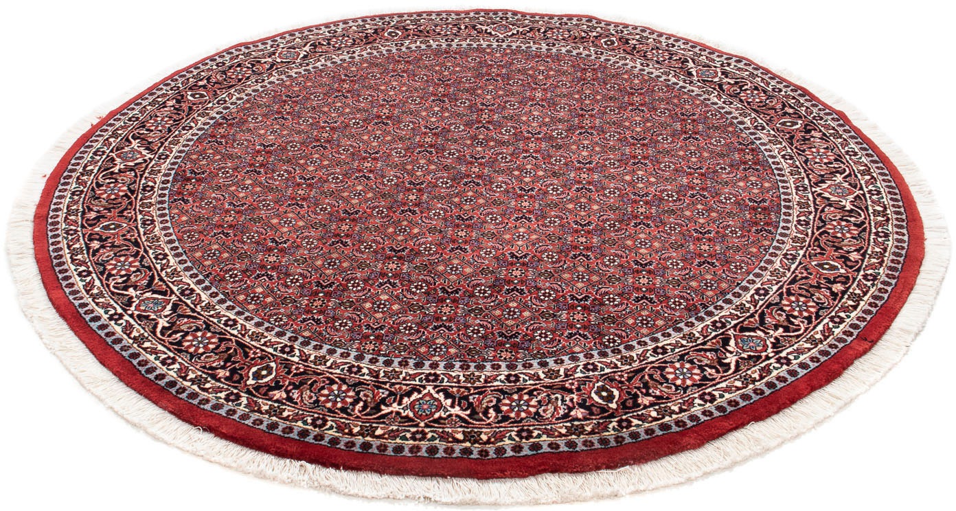 Image of morgenland Orientteppich »Perser - Bidjar rund - 160 x 160 cm - dunkelrot«, rund, 15 mm Höhe, Wohnzimmer, Handgeknüpft, Einzelstück mit Zertifikat bei Ackermann Versand Schweiz