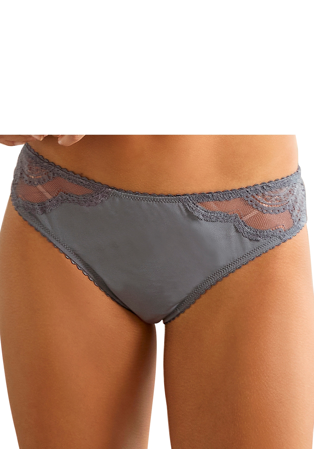 LASCANA Brasilslip Packung, 2 Stk. tlg., mit zarter Spitze