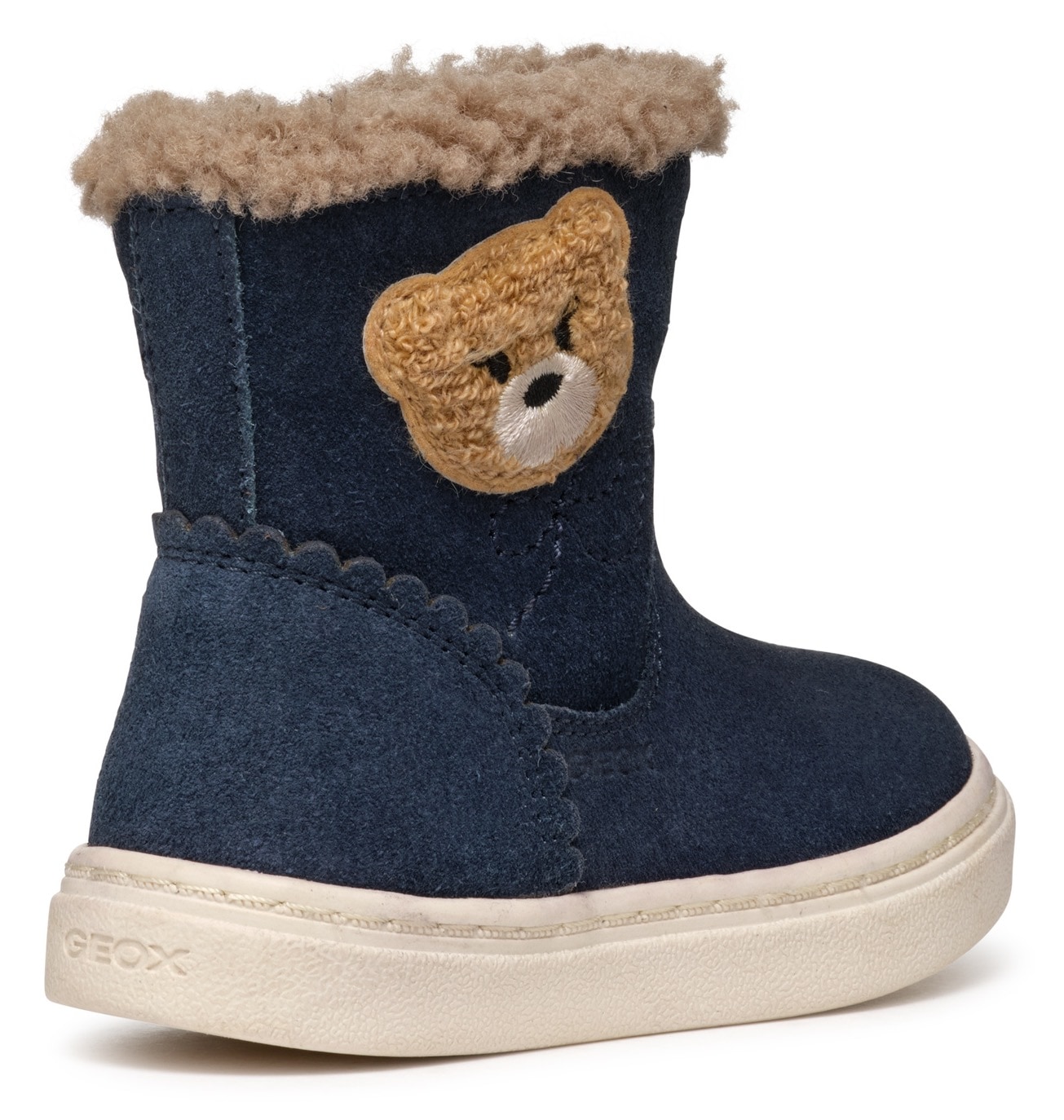 Geox Winterboots »B NASHIK GIRL A«, Klettstiefel, Babystiefel Winterstiefel mit süssem Patch