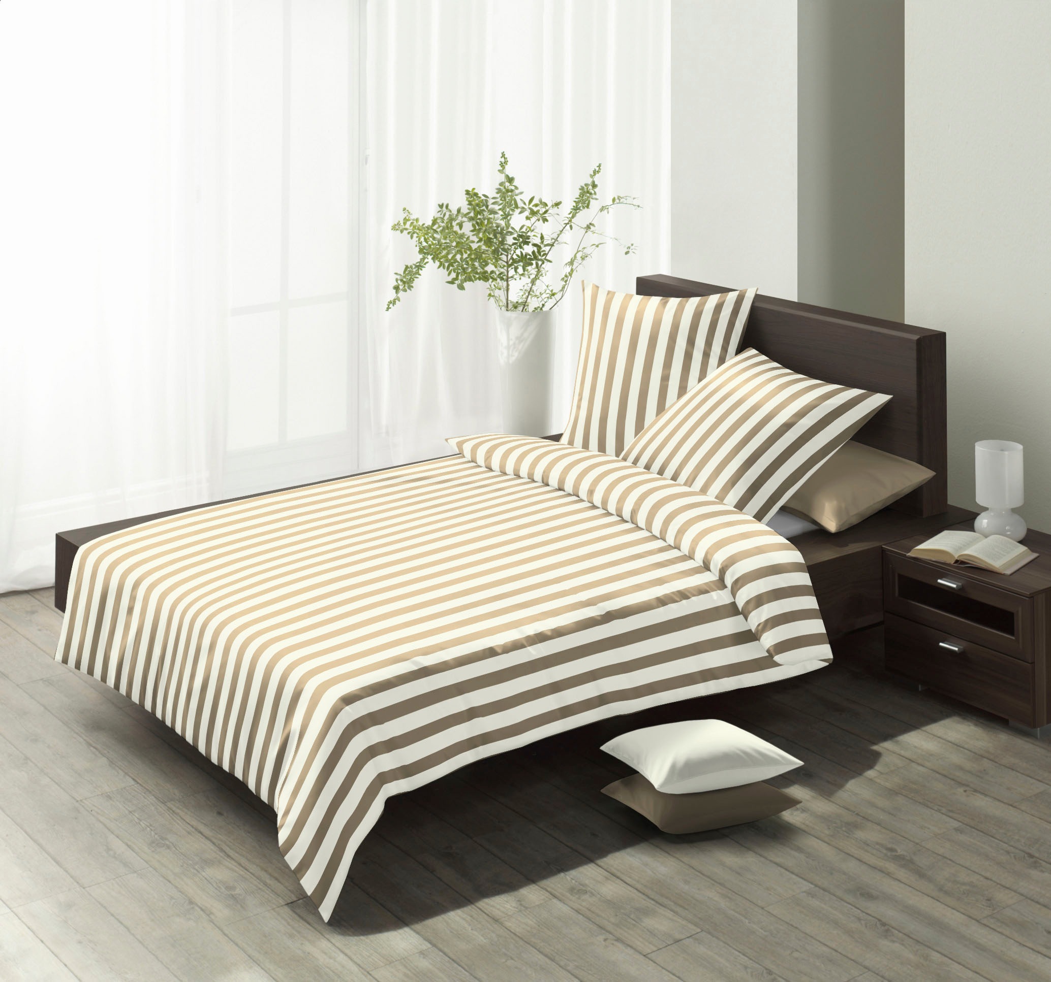 fleuresse Bettwäsche »Riva 3308«, Renforce, Baumwolle, in Gr. 135x200, 155x220, 200x200cm