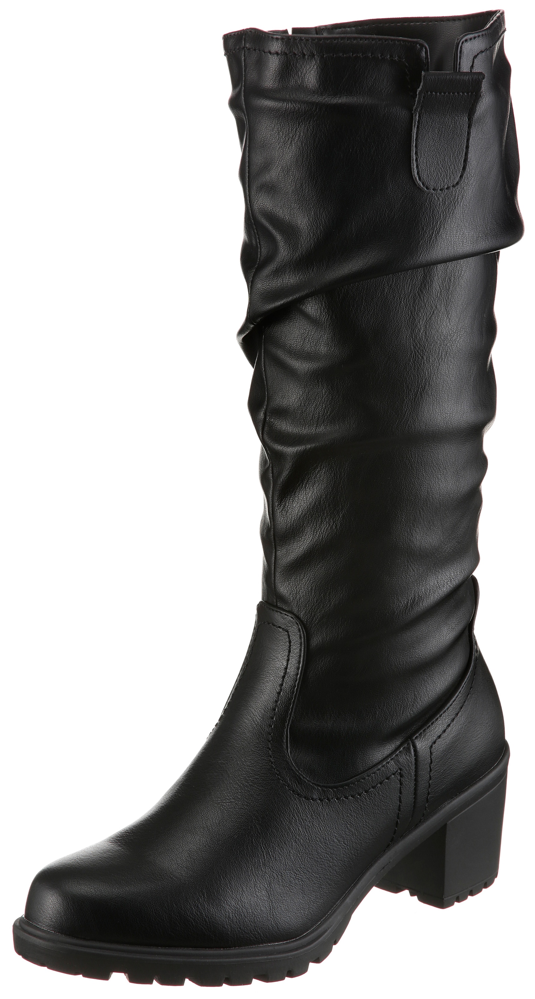 Image of Aniston SHOES Stiefel Slouchy Schaft mit Raffungen