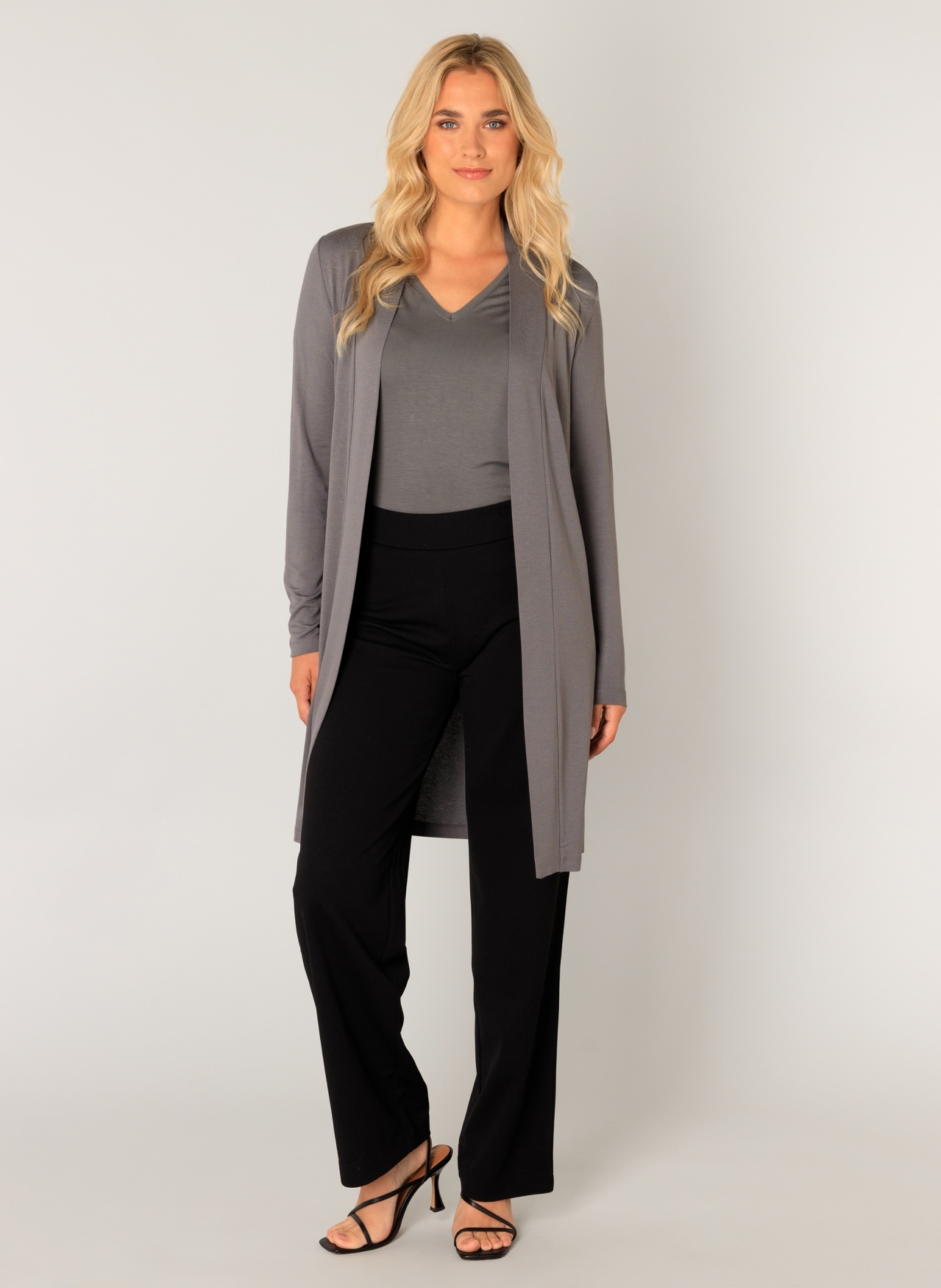 Base Level Longstrickjacke »Yayla Long« ohne Verschluss