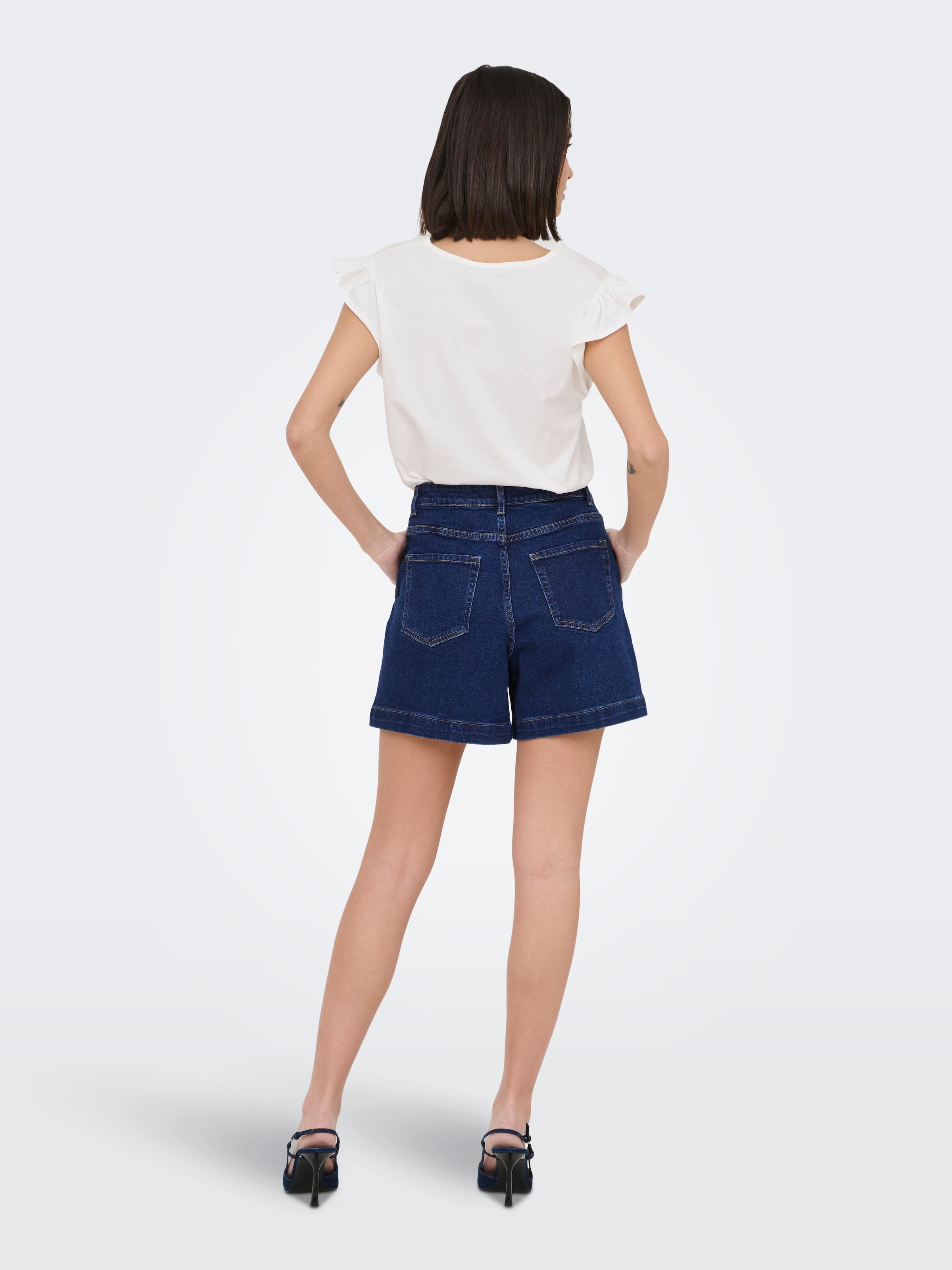 JDY Short en jean »JDYVALERIE HW WID SHORTS DNM NOOS«