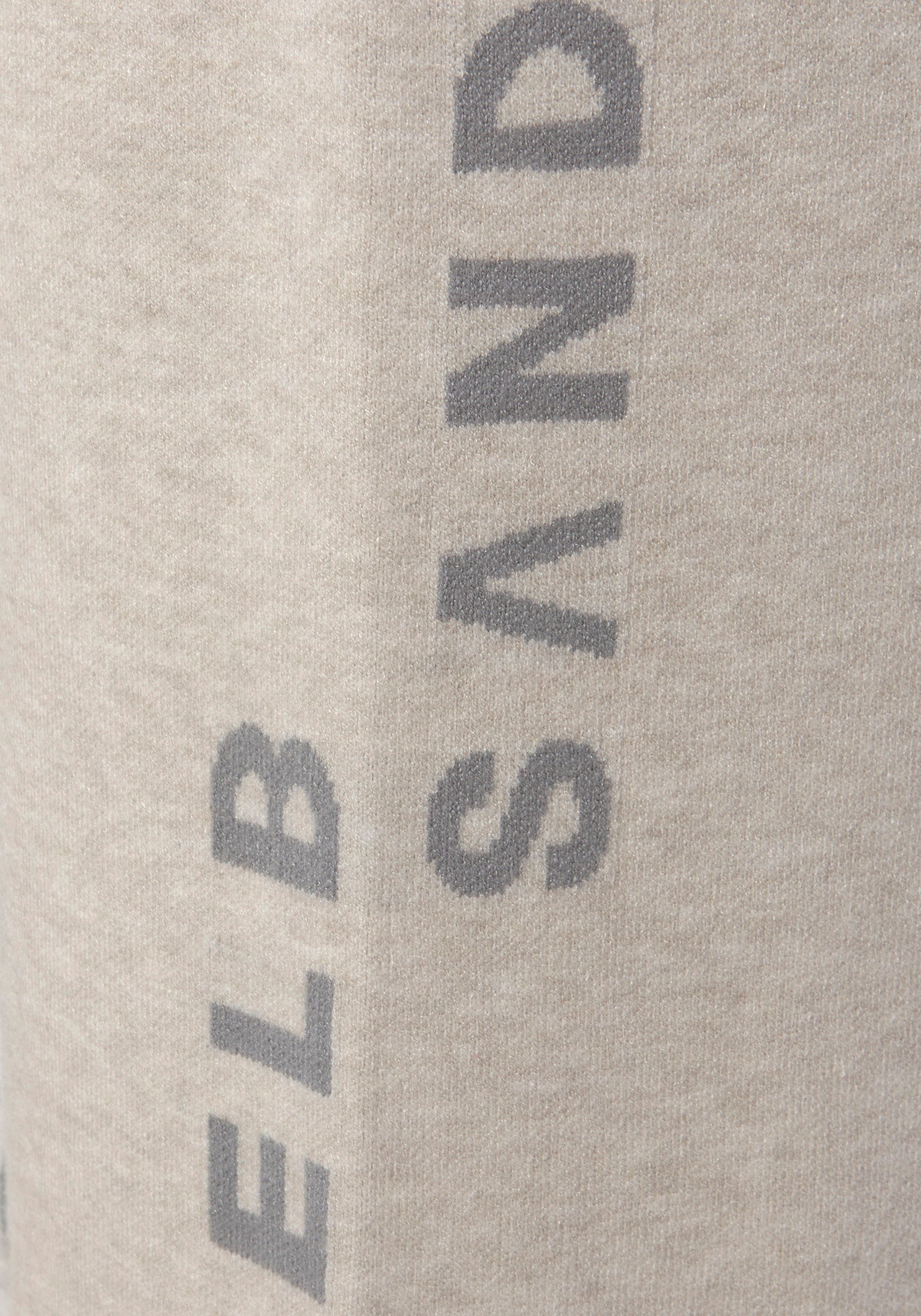 Elbsand Strickhose  mit weitem Bein und eingestricktem Logo, Loungewear