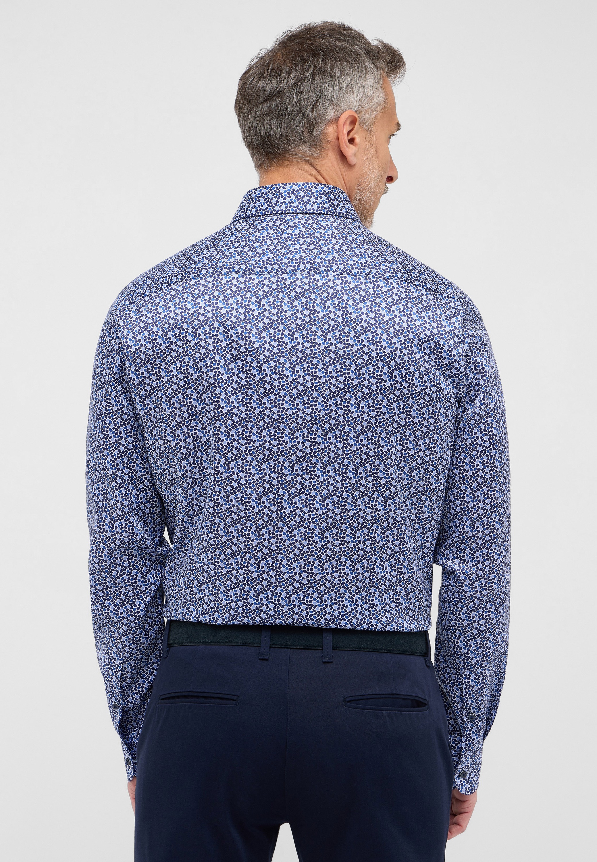 Eterna Langarmhemd »SLIM FIT« EASY IRON (bügelleicht)