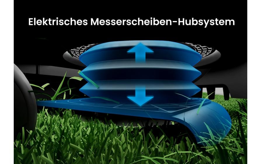   Rasenmähroboter »Terramow V1000 1200 m²«  Kabelloser, KI-gesteuerter Mähroboter