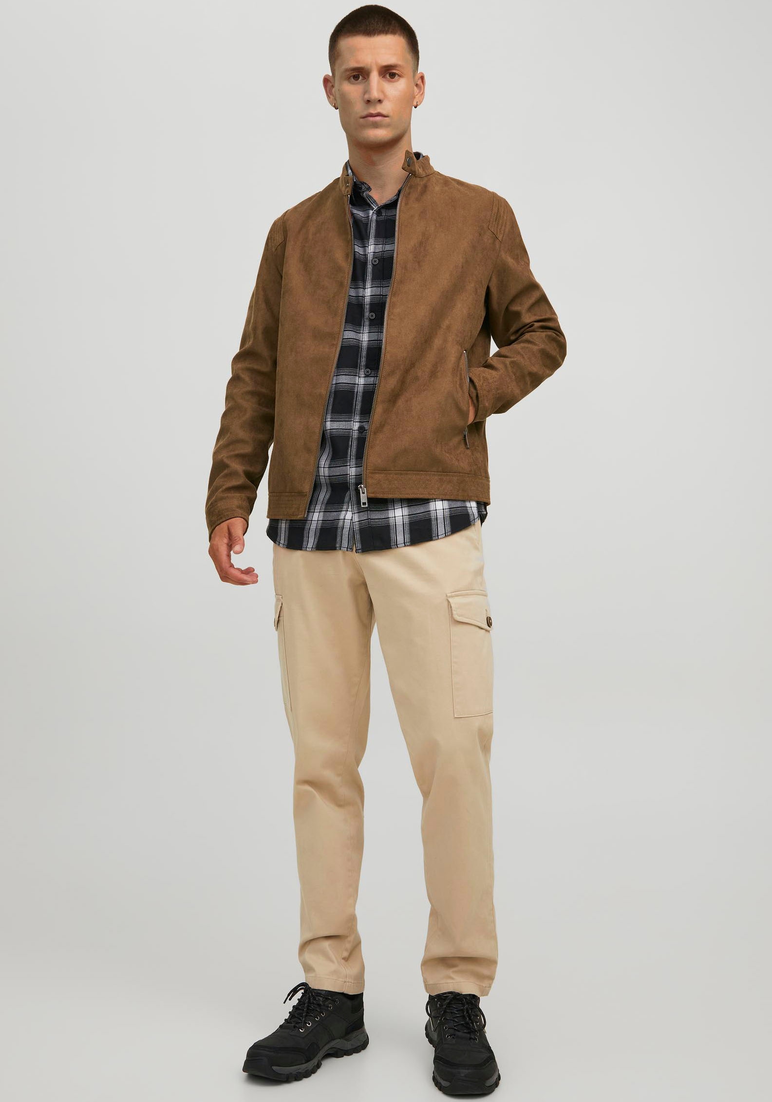 Jack & Jones Bikerjacke »JJEROCKY CLEAN JACKET NOOS«