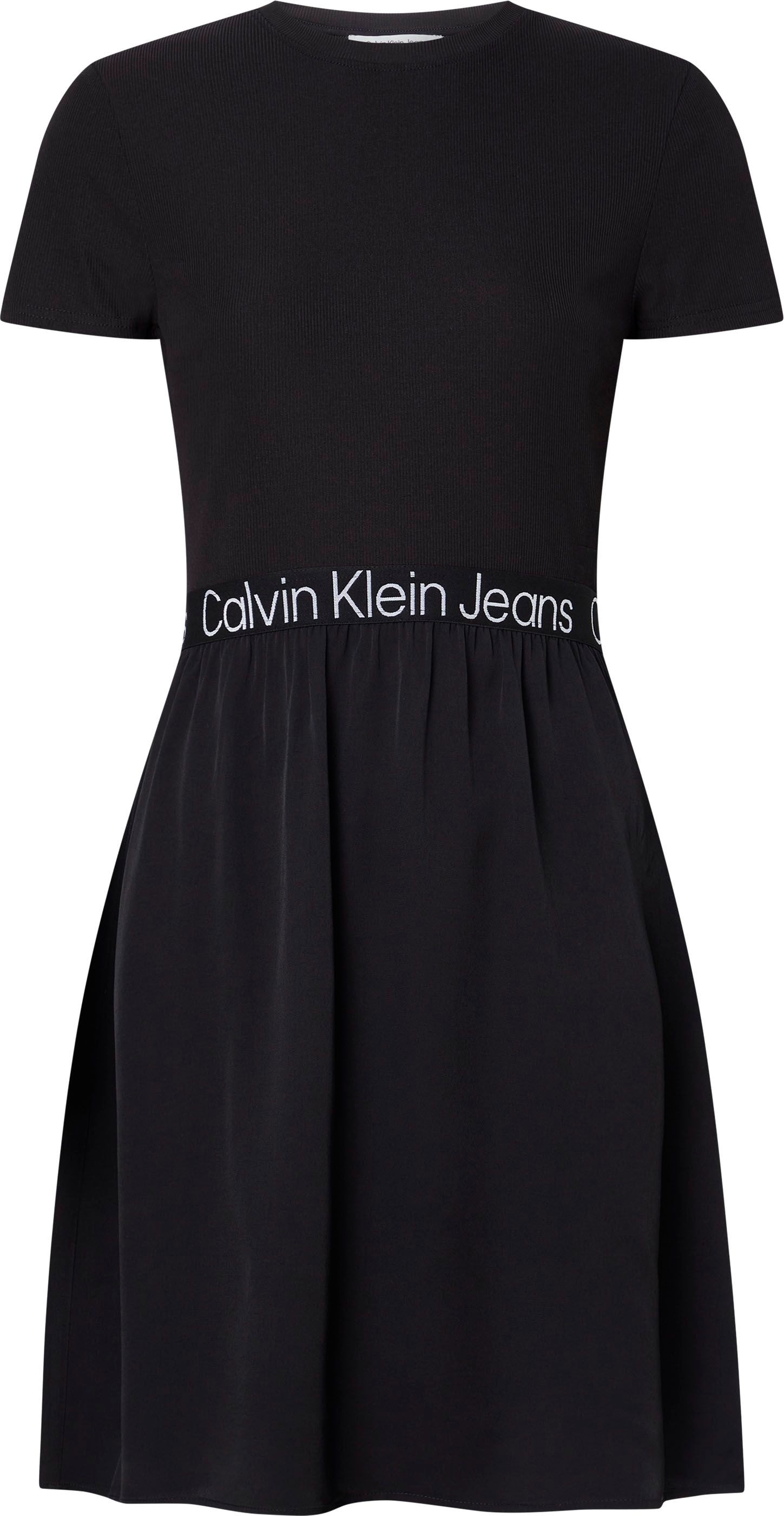 ♕ Calvin Klein Jeans 2-in-1-Kleid, im Materialmix versandkostenfrei auf