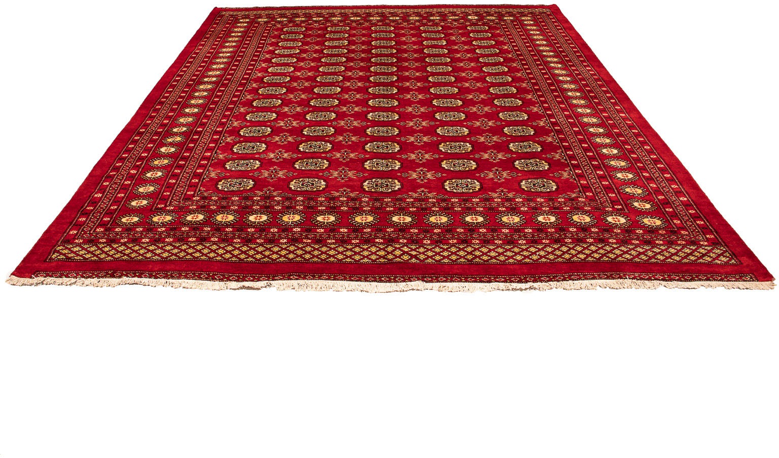 Image of morgenland Orientteppich »Pakistan - 320 x 248 cm - rot«, rechteckig, 6 mm Höhe, Wohnzimmer, Handgeknüpft, Einzelstück mit Zertifikat bei Ackermann Versand Schweiz