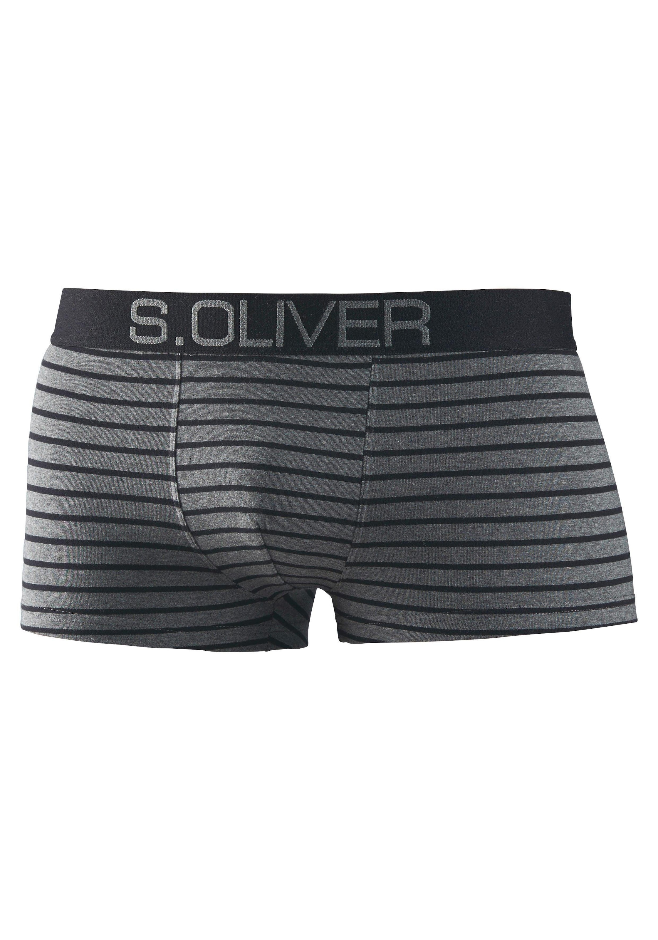 s.Oliver Hipster, (Packung, 4 St.), Boxershorts für Herren aus Baumwoll-Mix