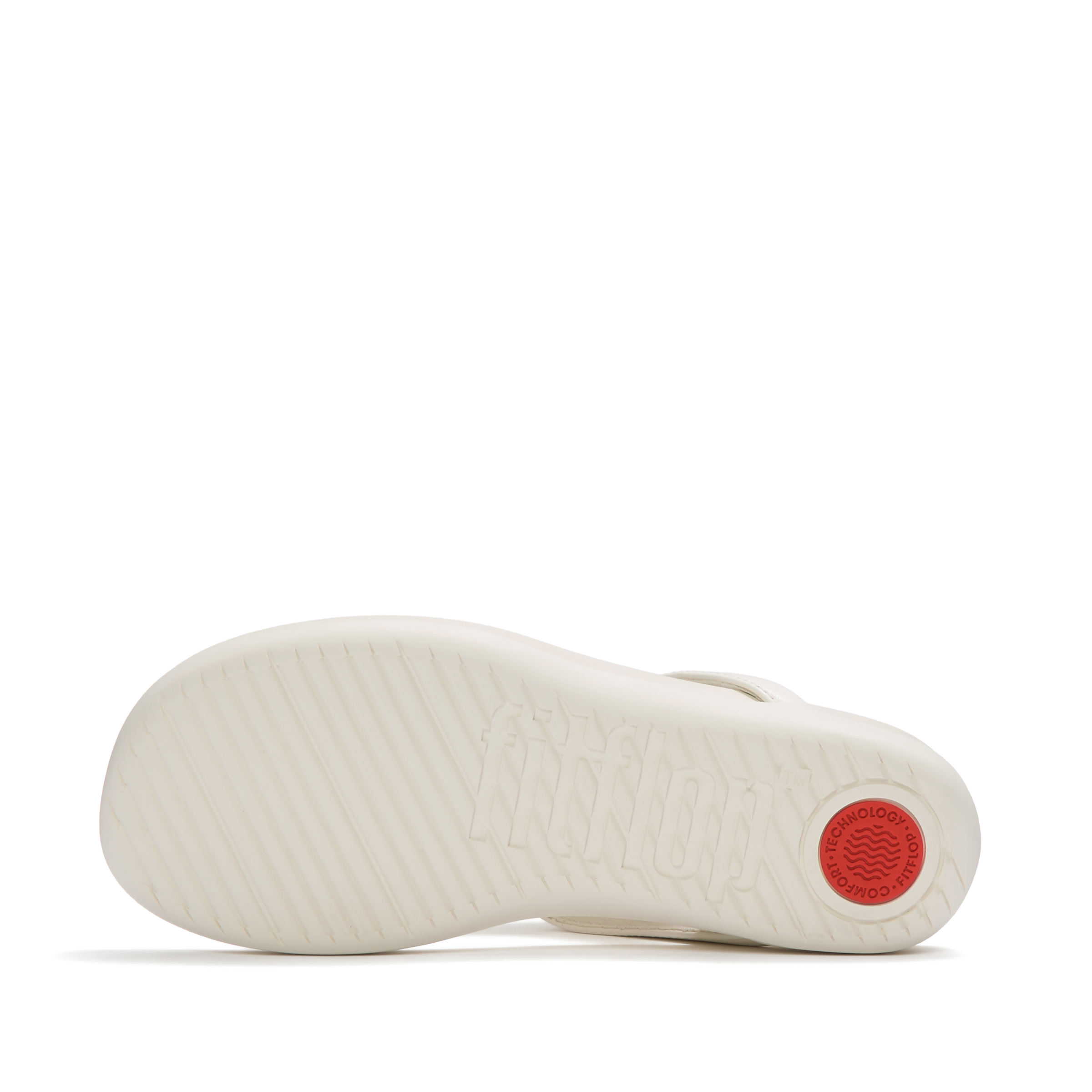 Fitflop Séparateur d'orteils »SOLAY GLOSSY-DISC TOE-POST SANDALS«  Dianette, chaussure d'été avec détail métallique