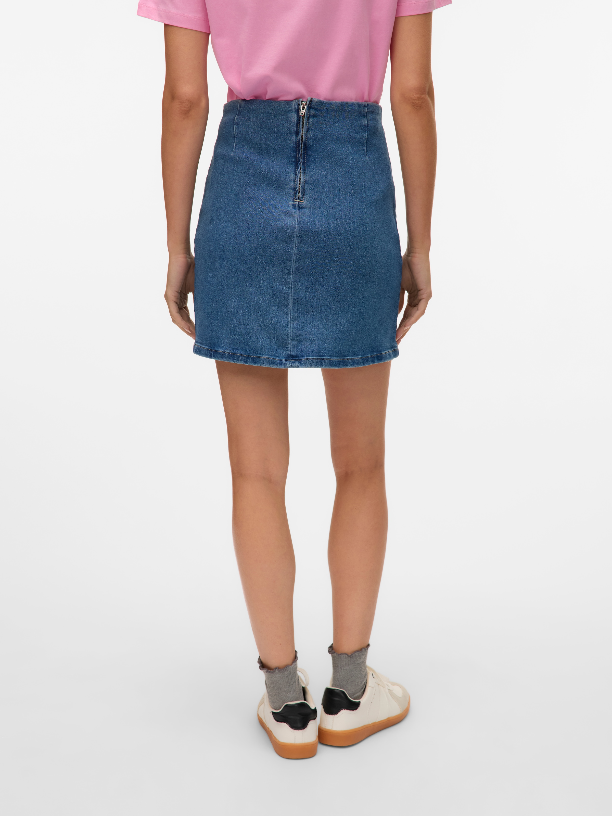 Vero Moda Jeansrock »VMNELLY HR SHORT SKIRT DNM MIX NOOS«