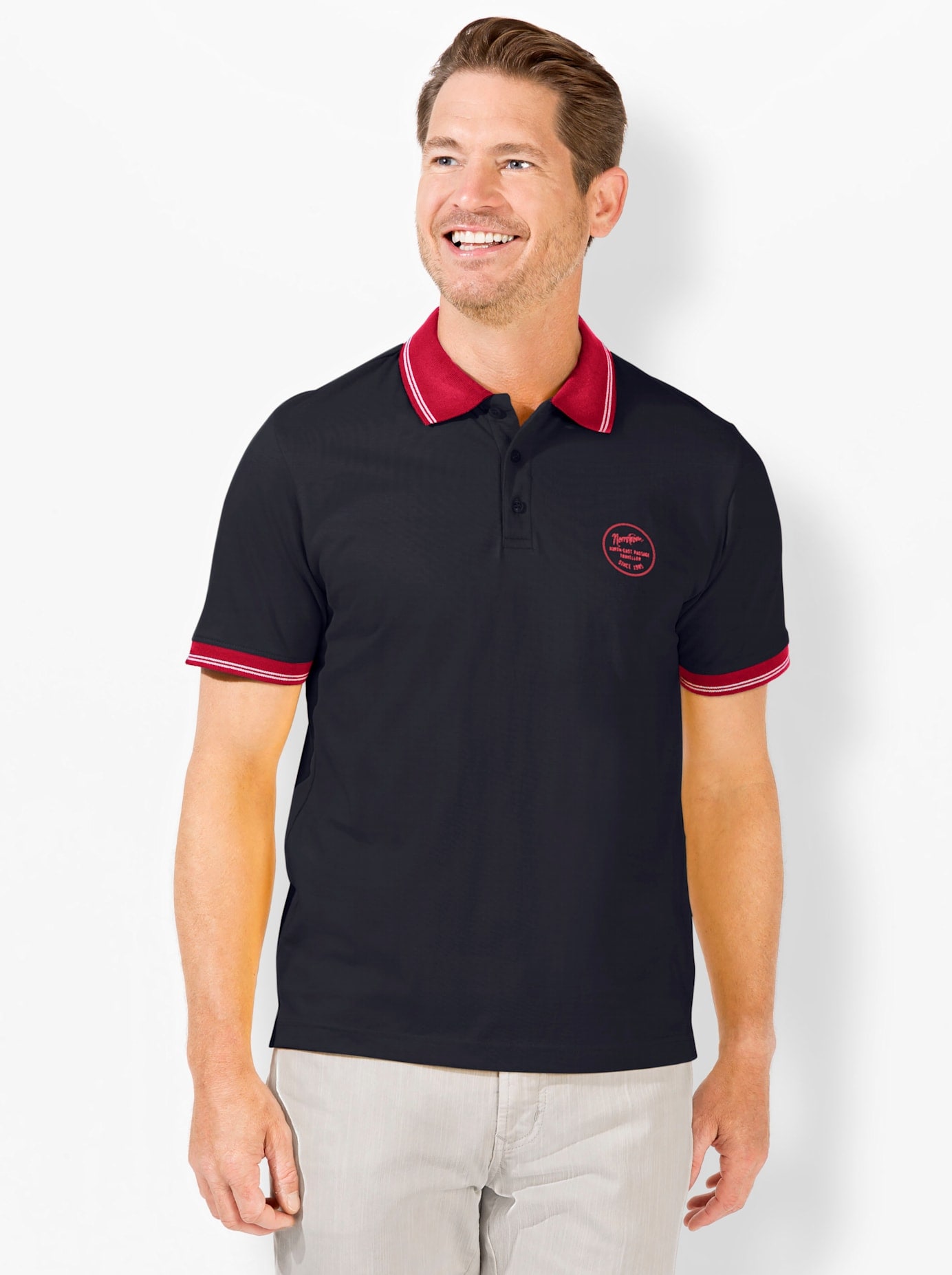 Poloshirt »Kurzarm-Poloshirt«, (1 tlg.)