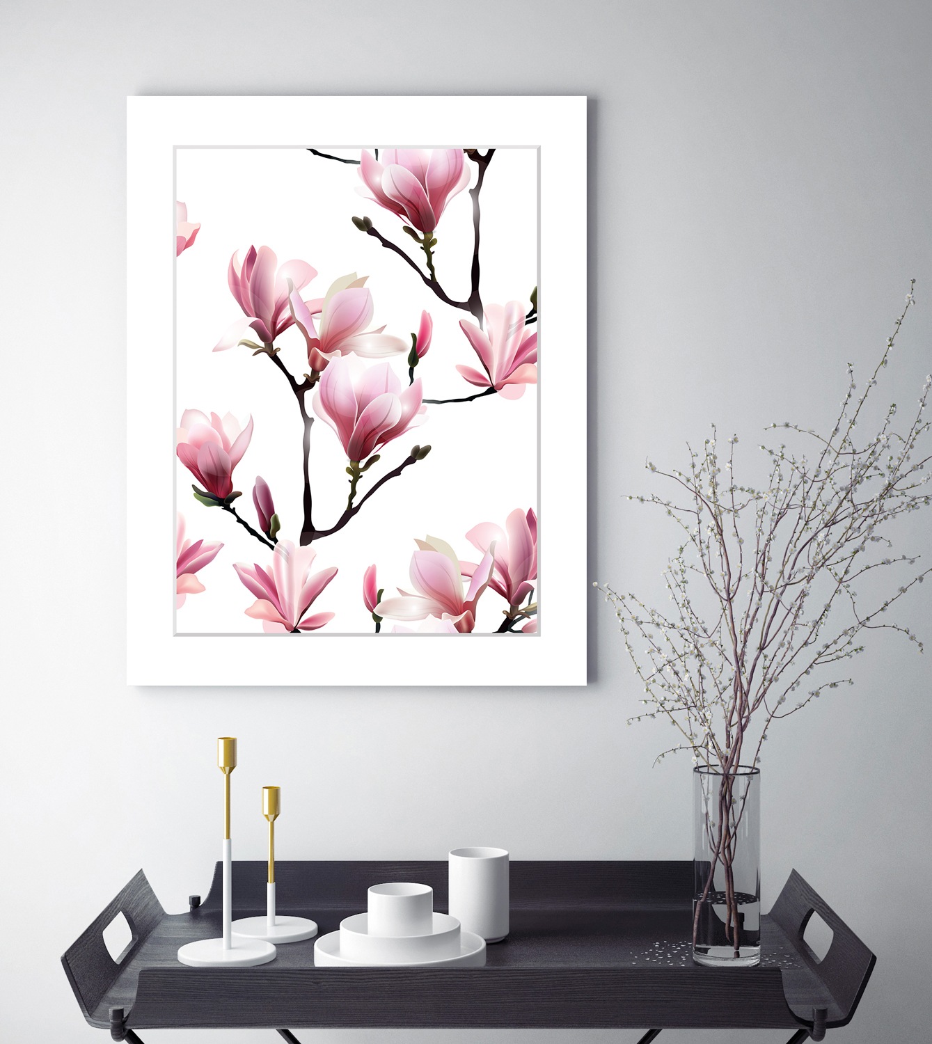 Image of queence Bild "Estelle" Blumen Foto Kunst Pflanzen Pflanzenbilder gerahmt, Blumen