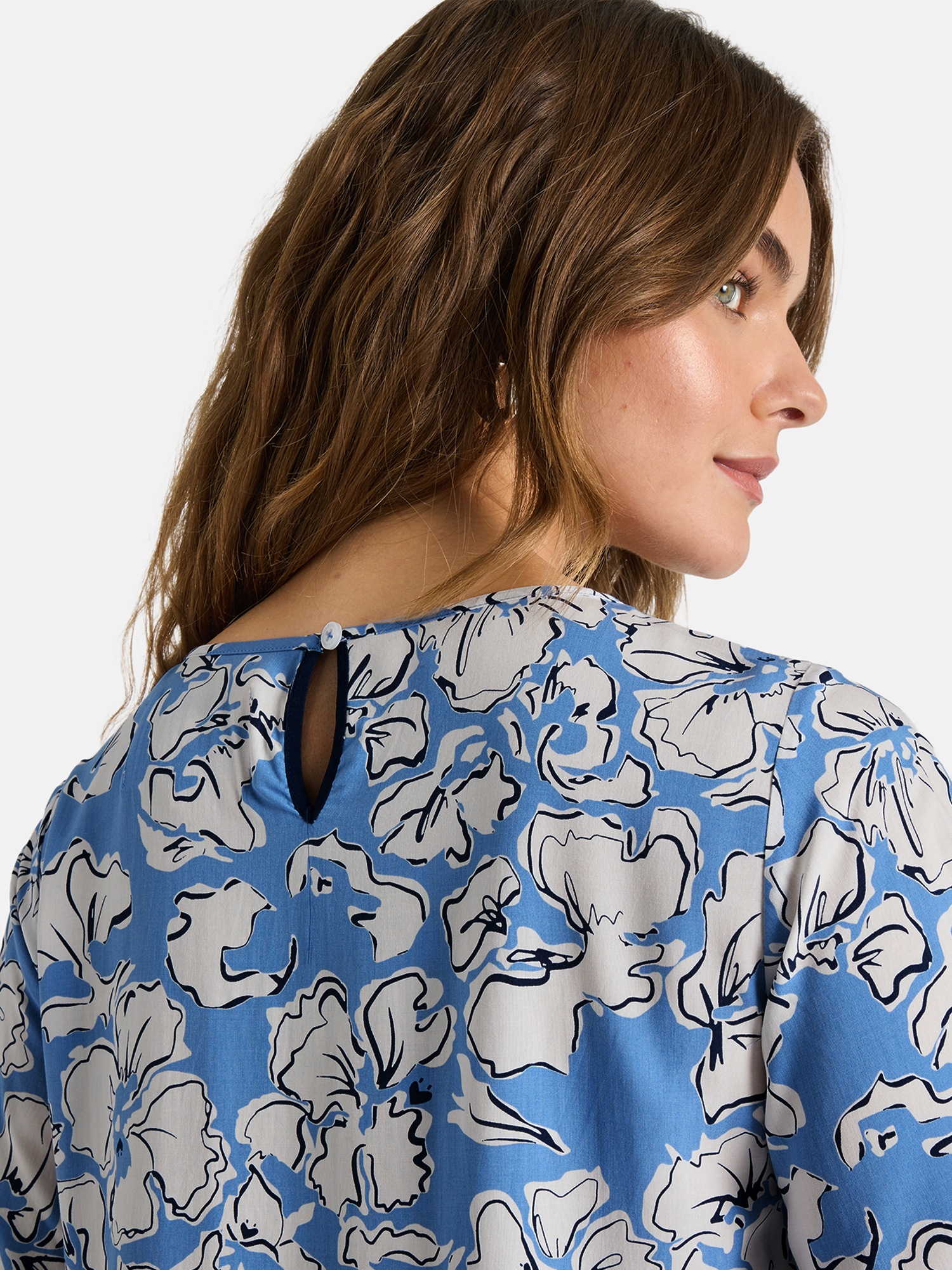 Lieblingsstück Shirtbluse »ReneeL« mit Allover-Print, Rundhalsform