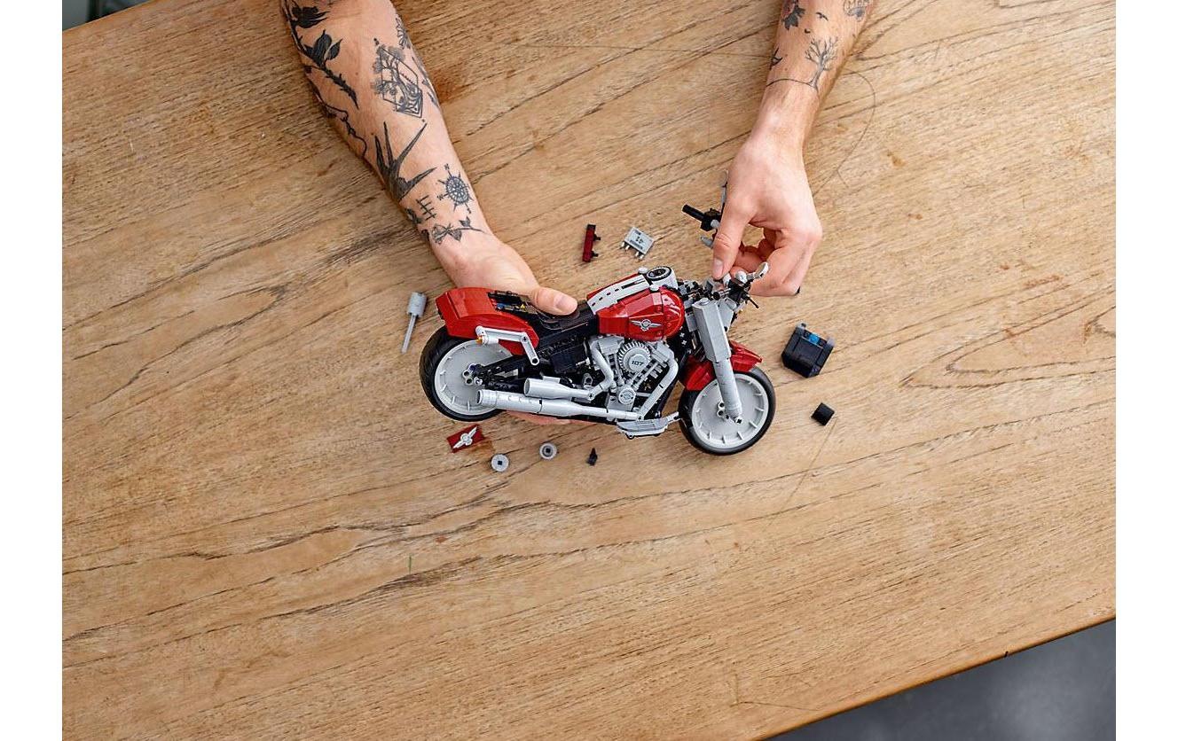 LEGO® Spielbausteine »Harley-Davidson Fat«, (1023 St.)