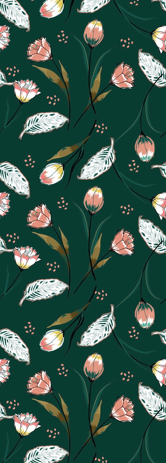 Image of queence Vinyltapete "Raven" Motiv bedruckt botanisch floral gemustert natürlich glatt 90x250cm, selbstklebend, kinderleichte Anbringung, Sticker