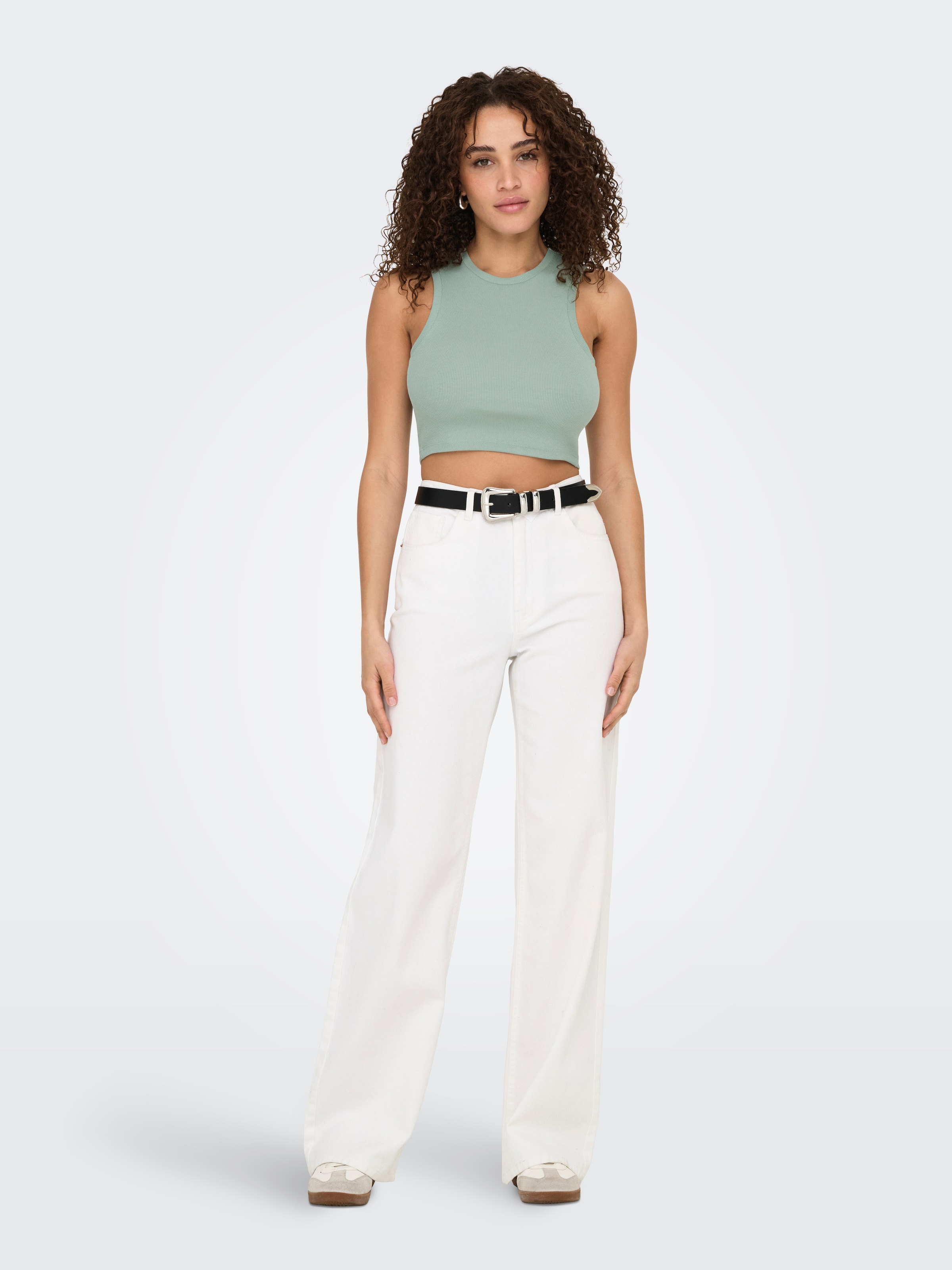 ONLY Tanktop »ONLVILMA S/L CROPPED TANK TOP JRS NOOS«