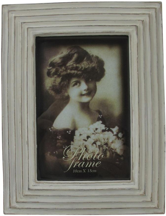 Image of Myflair Möbel & Accessoires Bilderrahmen, Fotorahmen, weiss, mit Antik-Finish, Bildformat 10x15 cm bei Ackermann Versand Schweiz