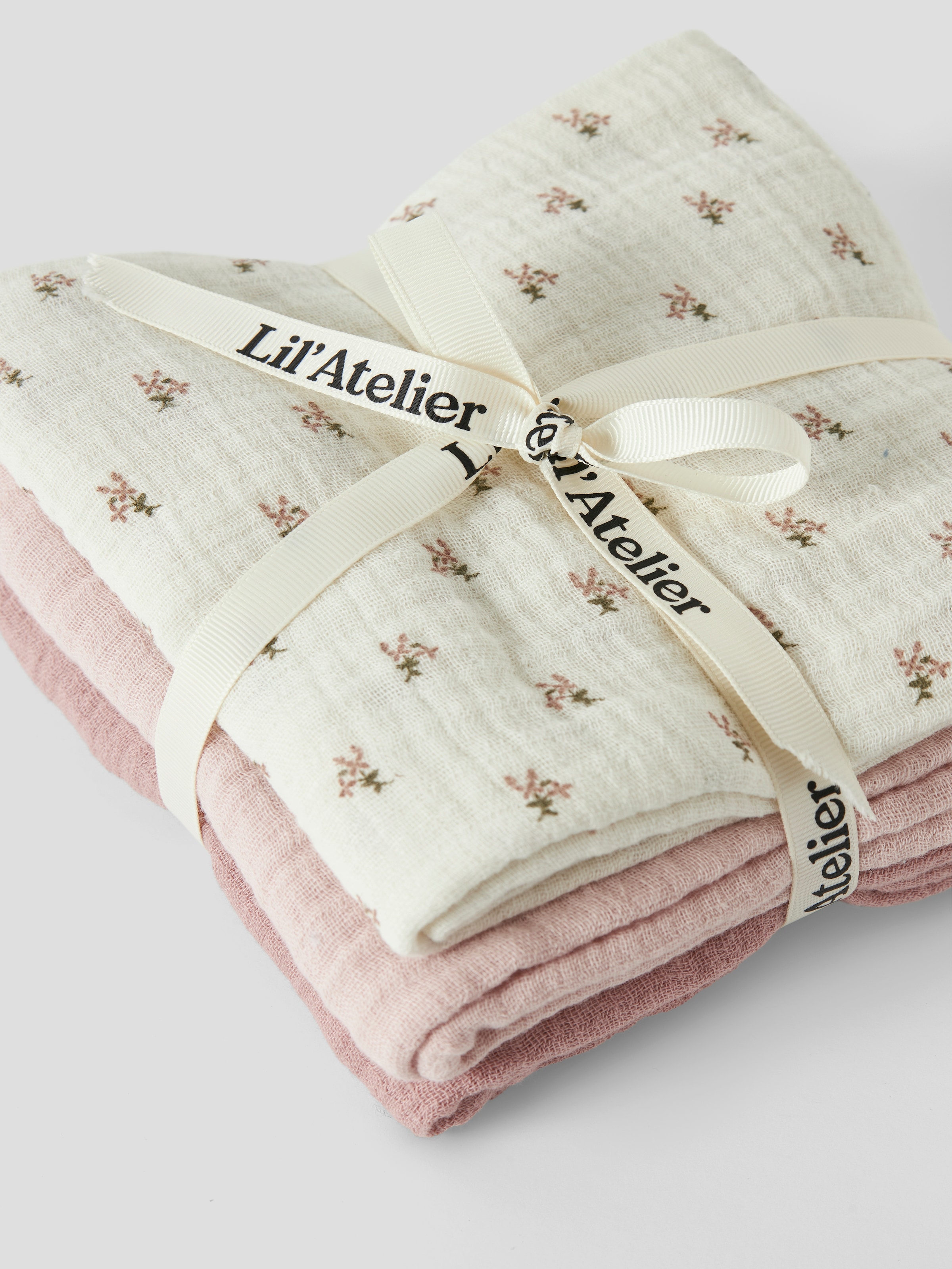 Lil' Atelier Multifunktionstuch »NBNISLEYS 3PACK NAPPIES LIL NOOS« 3 Stk. Baumwolle,  Druck