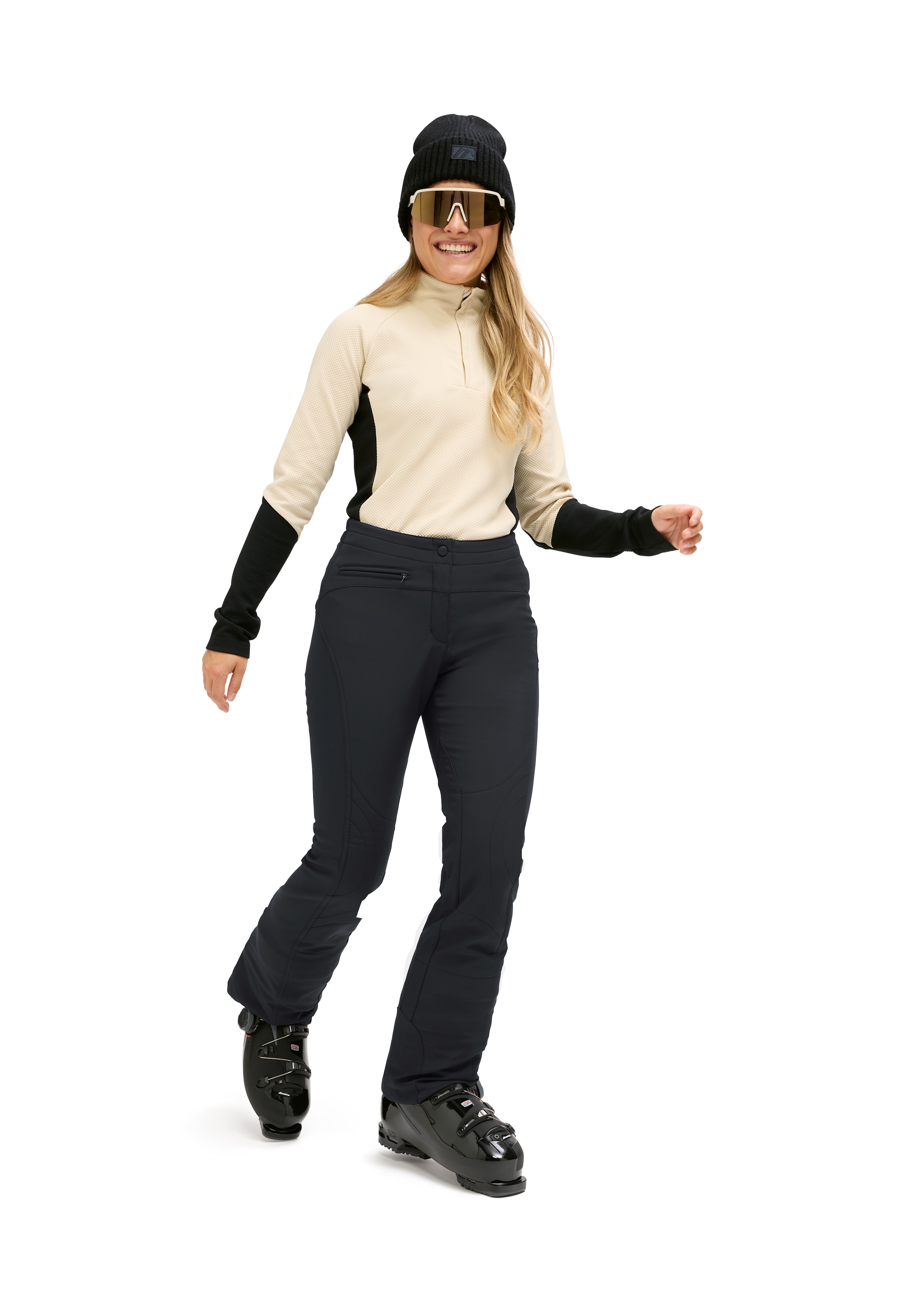 Maier Sports Skihose »Marie«  Damen Softshell-Schneehose, atmungsaktiv und winddicht, Slim Fit
