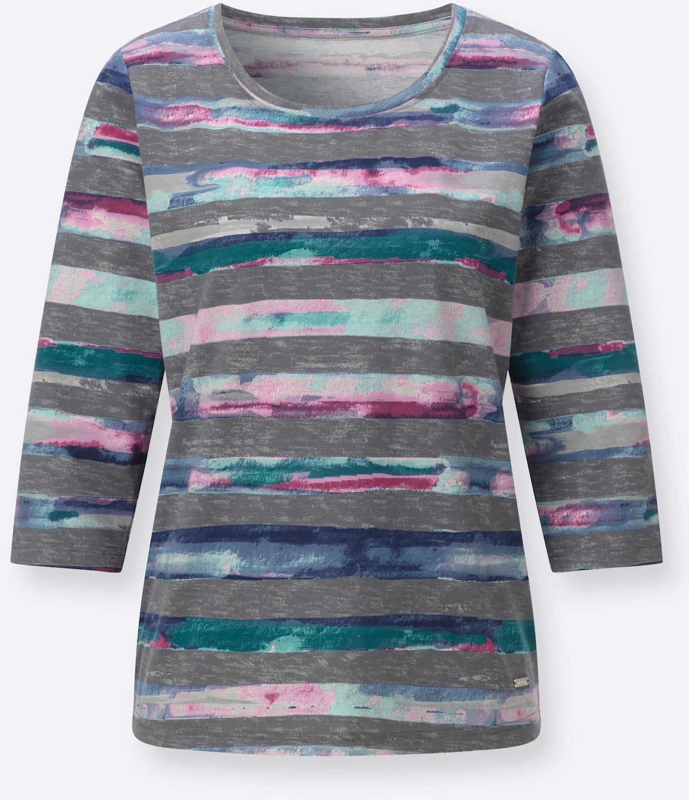 Casual Looks Shirt à col rond »Rundhals-Shirt« 1