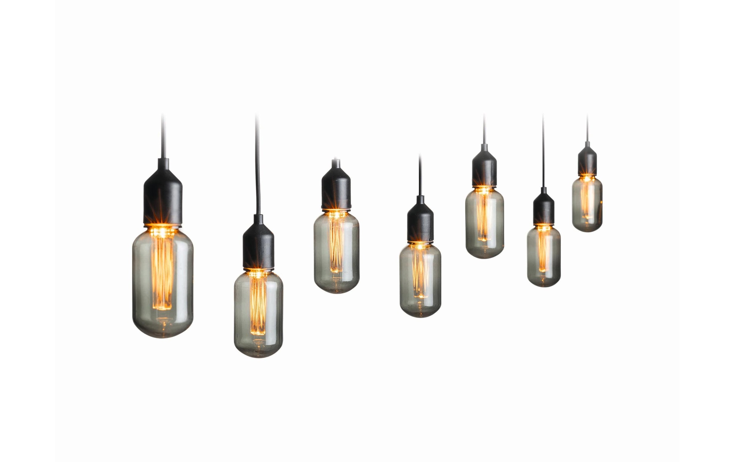 STT LED-Lichterkette »Edison smoky«, 10 St.-flammig