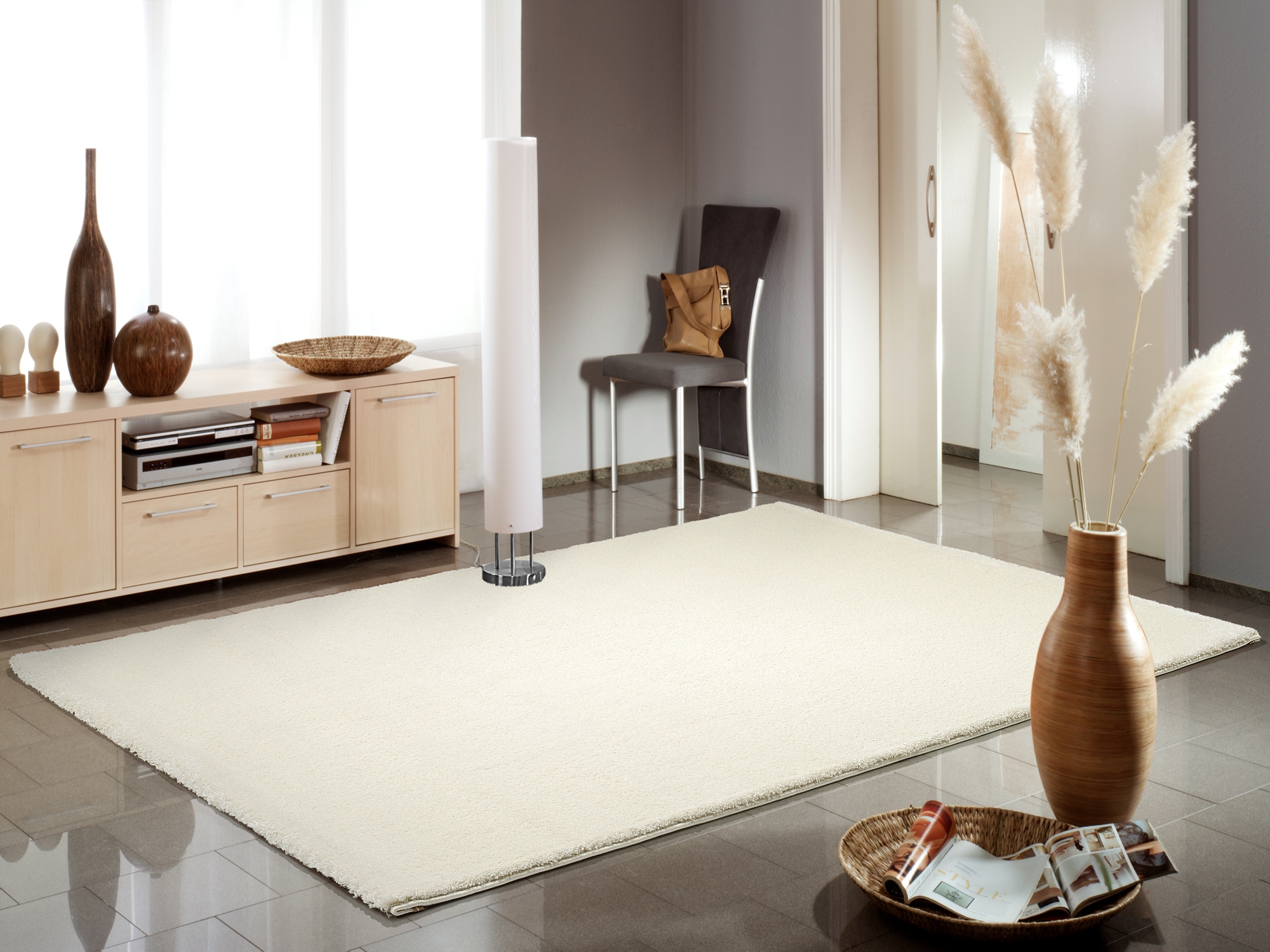 Image of OCI DIE TEPPICHMARKE "BELLEVUE, auch als Läufer und in Rund" quadratisch 20 mm Höhe hochwertiger dichter Hochflor, Shaggy, Langflor, Wohnzimmer