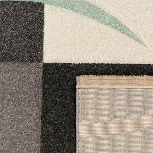 Paco Home Teppich »Lara 235«, rechteckig, Kurzflor, modernes Design, Pastell -Farben, mit Konturenschnitt jetzt kaufen