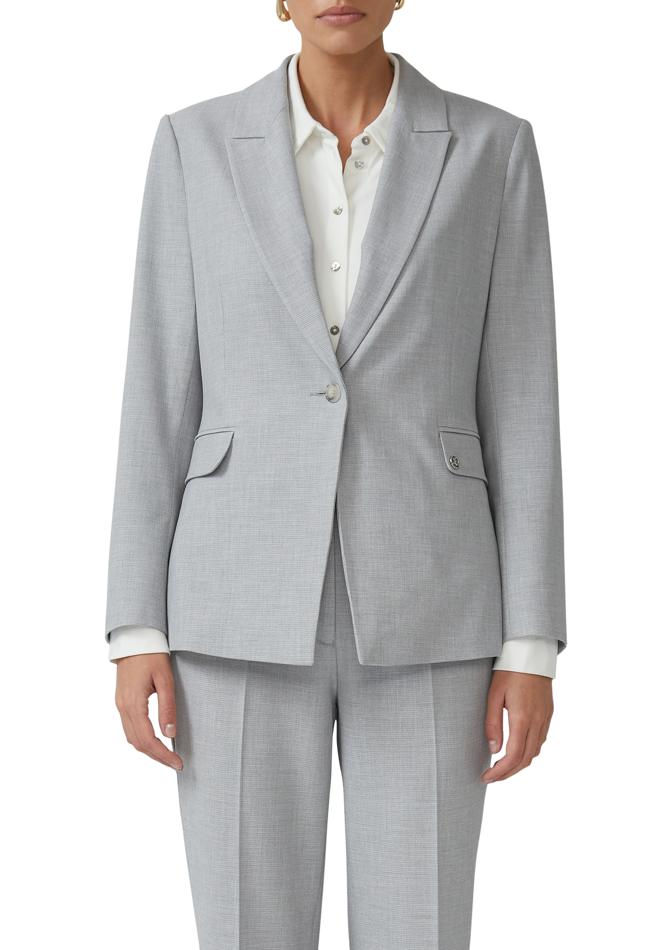 Image of s.Oliver BLACK LABEL Jackenblazer mit Logo Detail