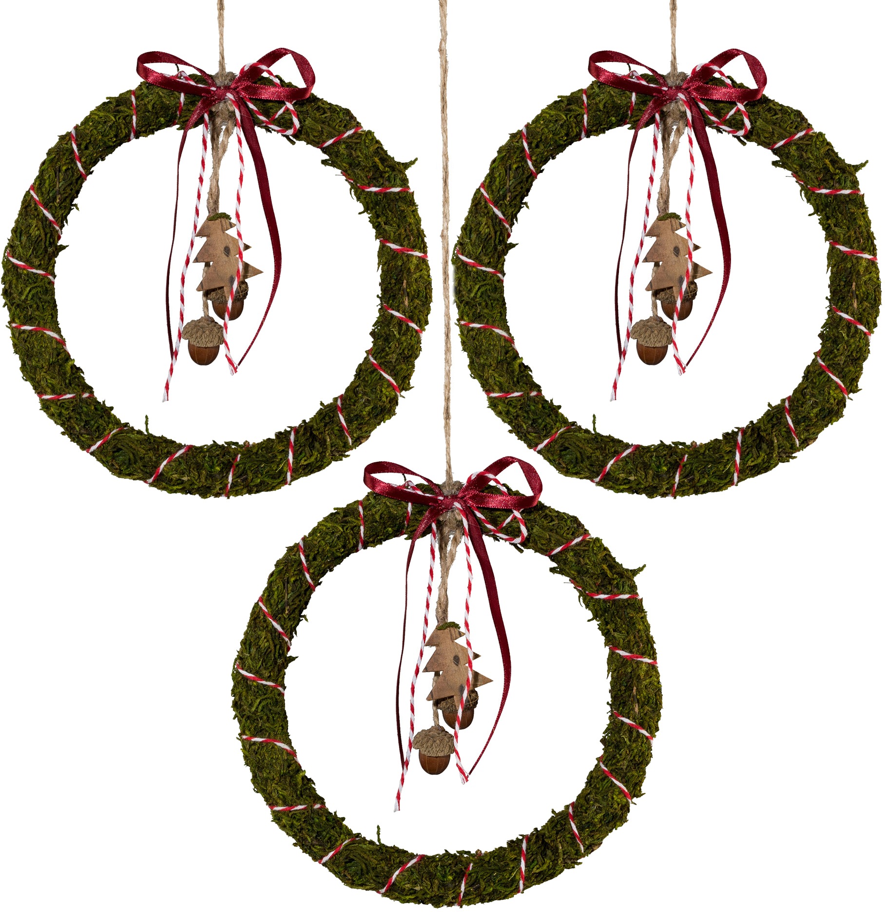 Image of Creativ home Dekohänger "Weihnachtsdeko" aus Deko-Tannenzweigen, Höhe ca. 20 cm