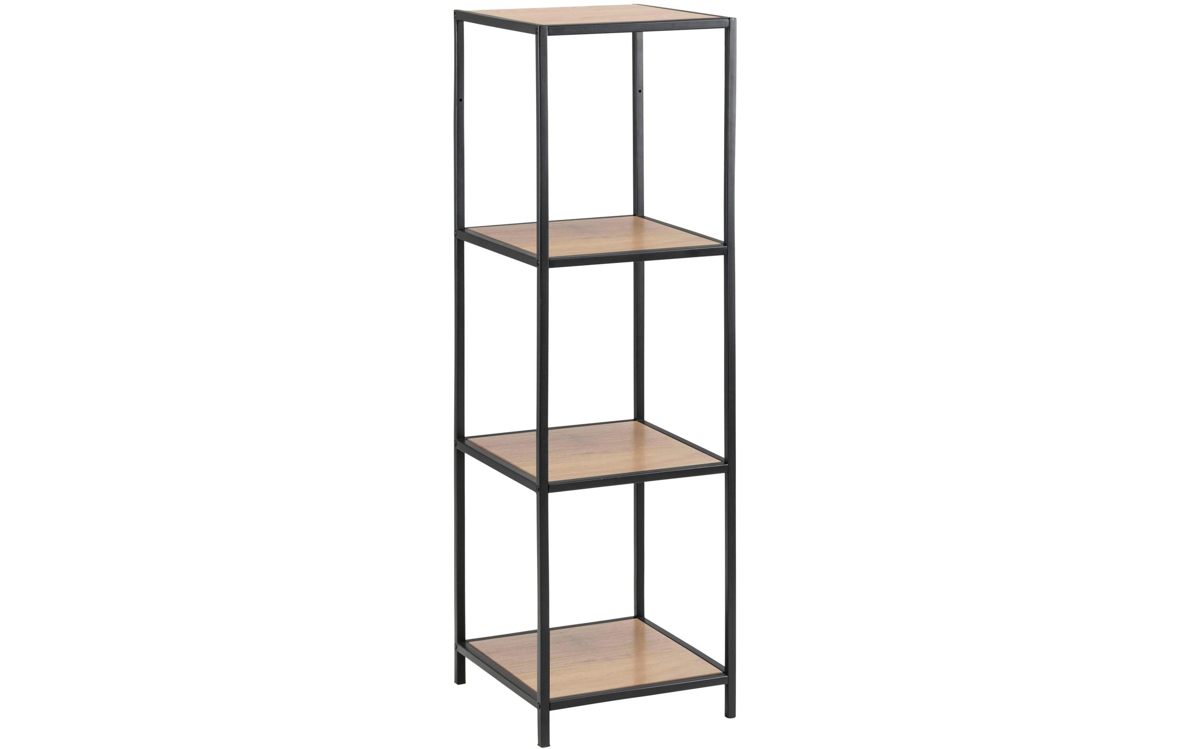 Image of AC Design Regal "Seaford 35 x 37 x 119,5 cm, Nature/Schwarz"