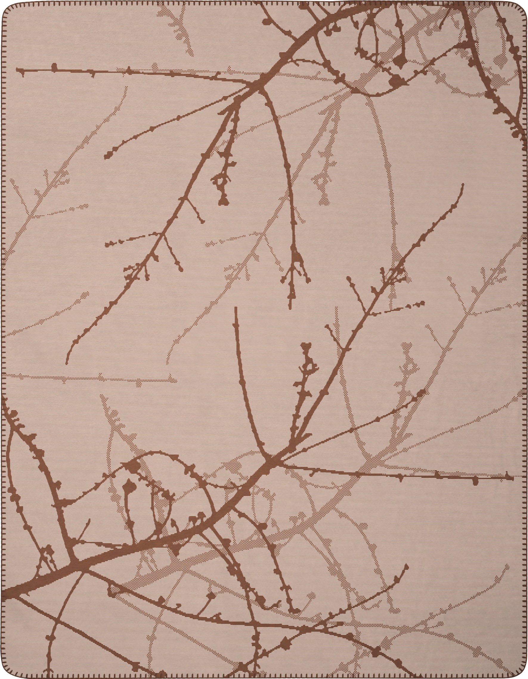 »Twigs«, versandkostenfrei Biederlack mit Wohndecke Kuscheldecke auf Design, floralem