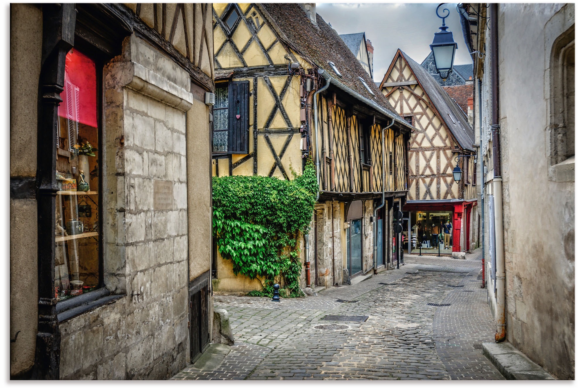 Image of Artland Wandbild »Fachwerkhaeuser im Elsass - Frankreich«, Gebäude, (1 St.), in vielen Grössen & Produktarten - Alubild / Outdoorbild für den Aussenbereich, Leinwandbild, Poster, Wandaufkleber / Wandtattoo auch für Badezimmer geeignet bei Ackermann Versan