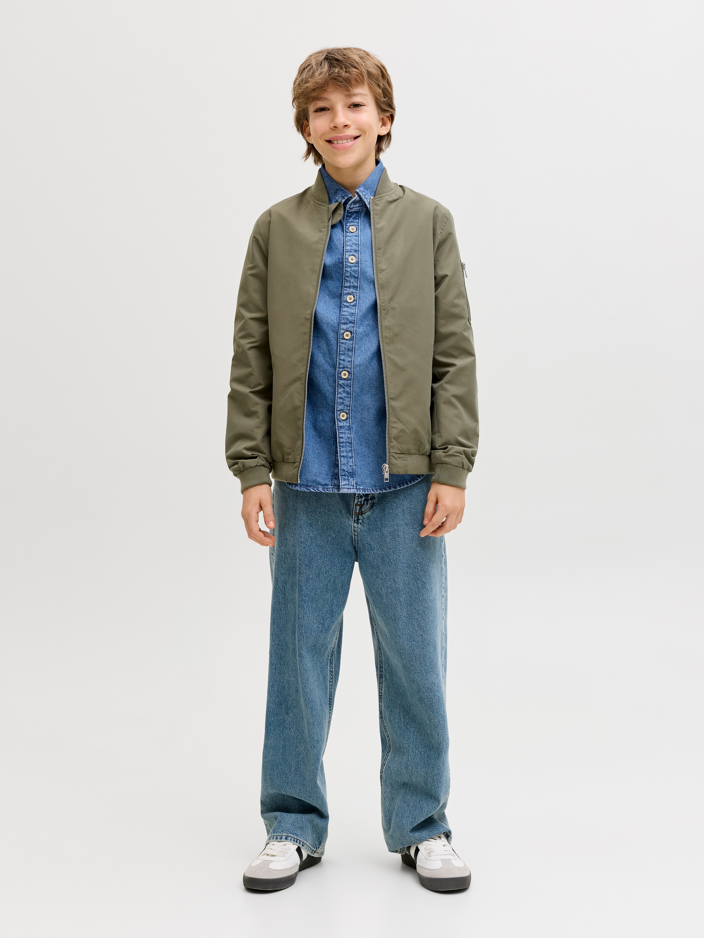 Jack & Jones Junior Jeanshemd »JJESTANLEY JJSHIRT AT 021 NOOS JNR«