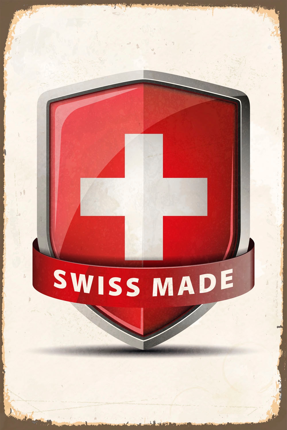queence Tableau métallique »Swiss Made« 1 cuis tlg. Stahlschilder