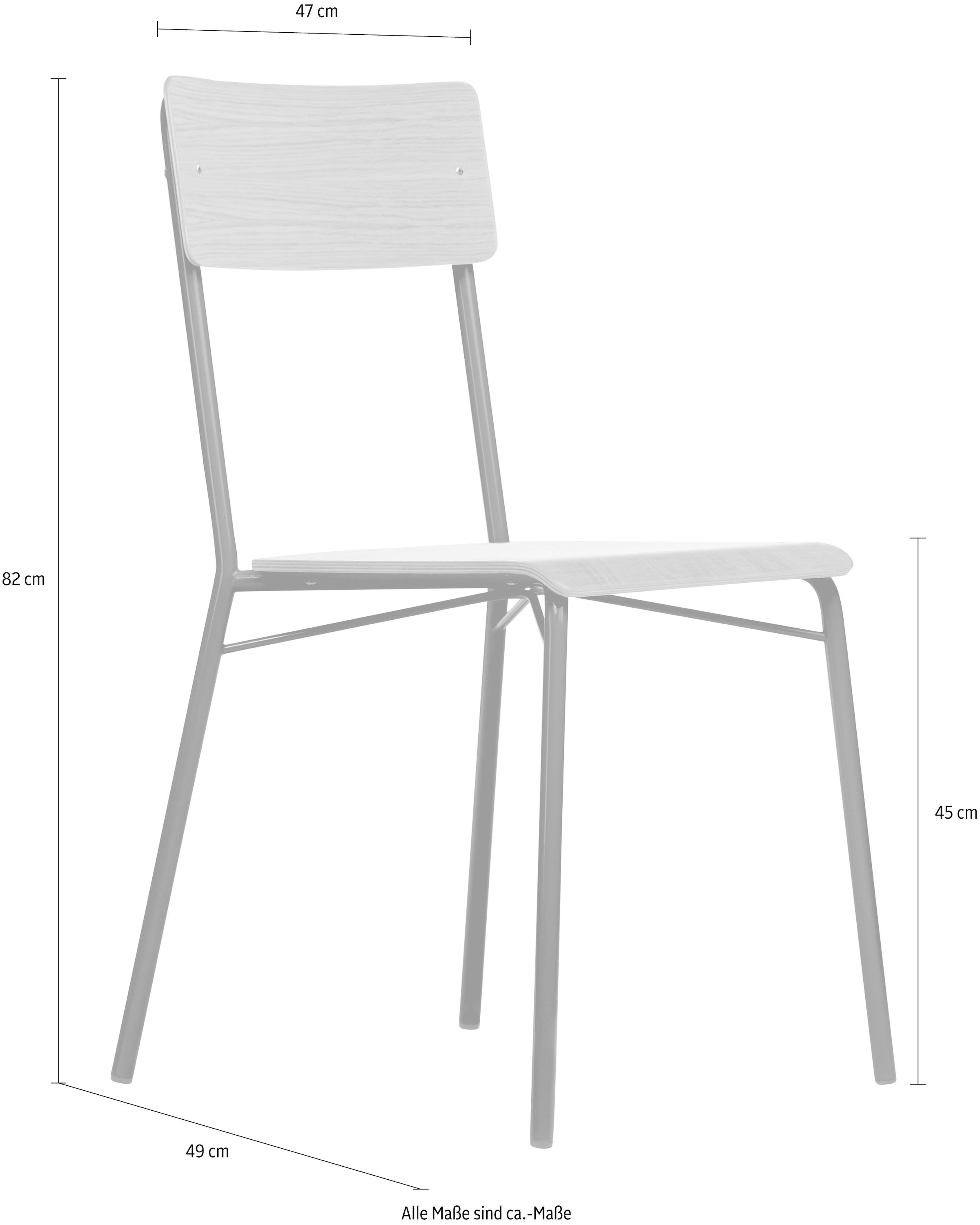 Woodman 4-Fussstuhl »Yorik«, im skandinavian Design