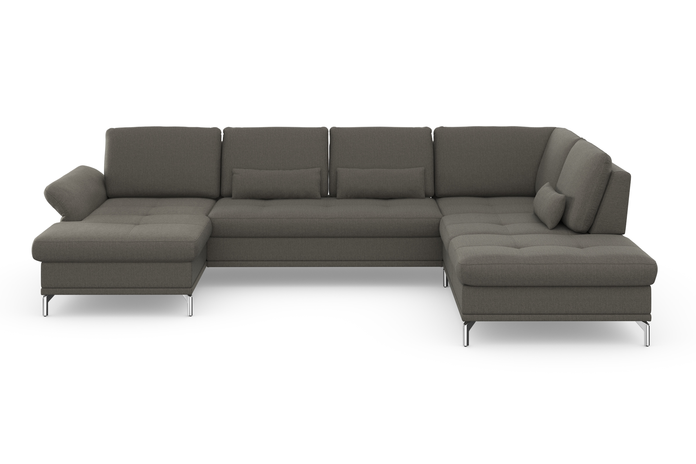 INOSIGN Wohnlandschaft »Palm Beach U-Form« Federkern, mit Sitztiefenverstellung, wahlweise mit Bettfunktion