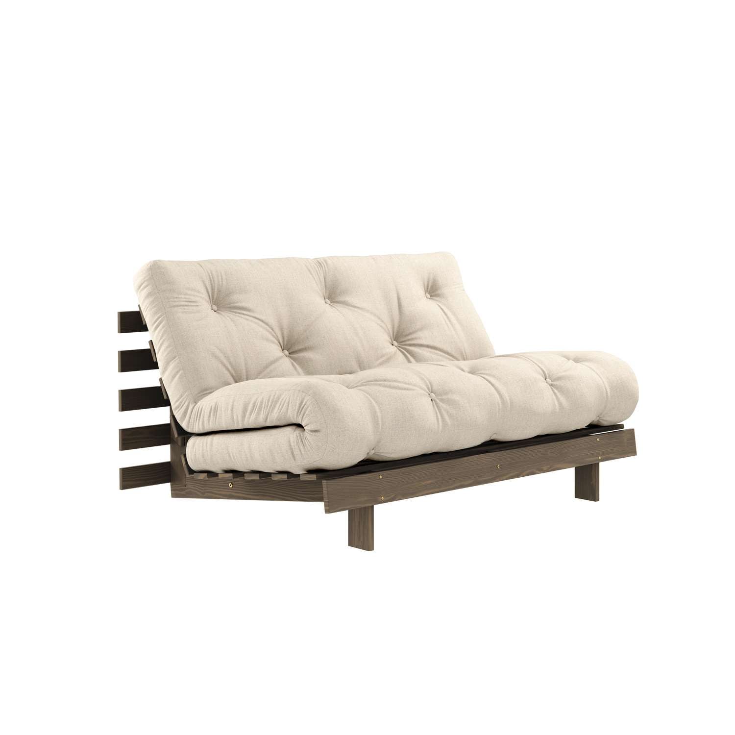 Karup Design Daybett »Daybett Roots Schlafsofa – Gästebett & Sofa aus FSC®-Kiefer«, Inkl. Futonmatratze, in mehreren Grössen & Farben erhältlich