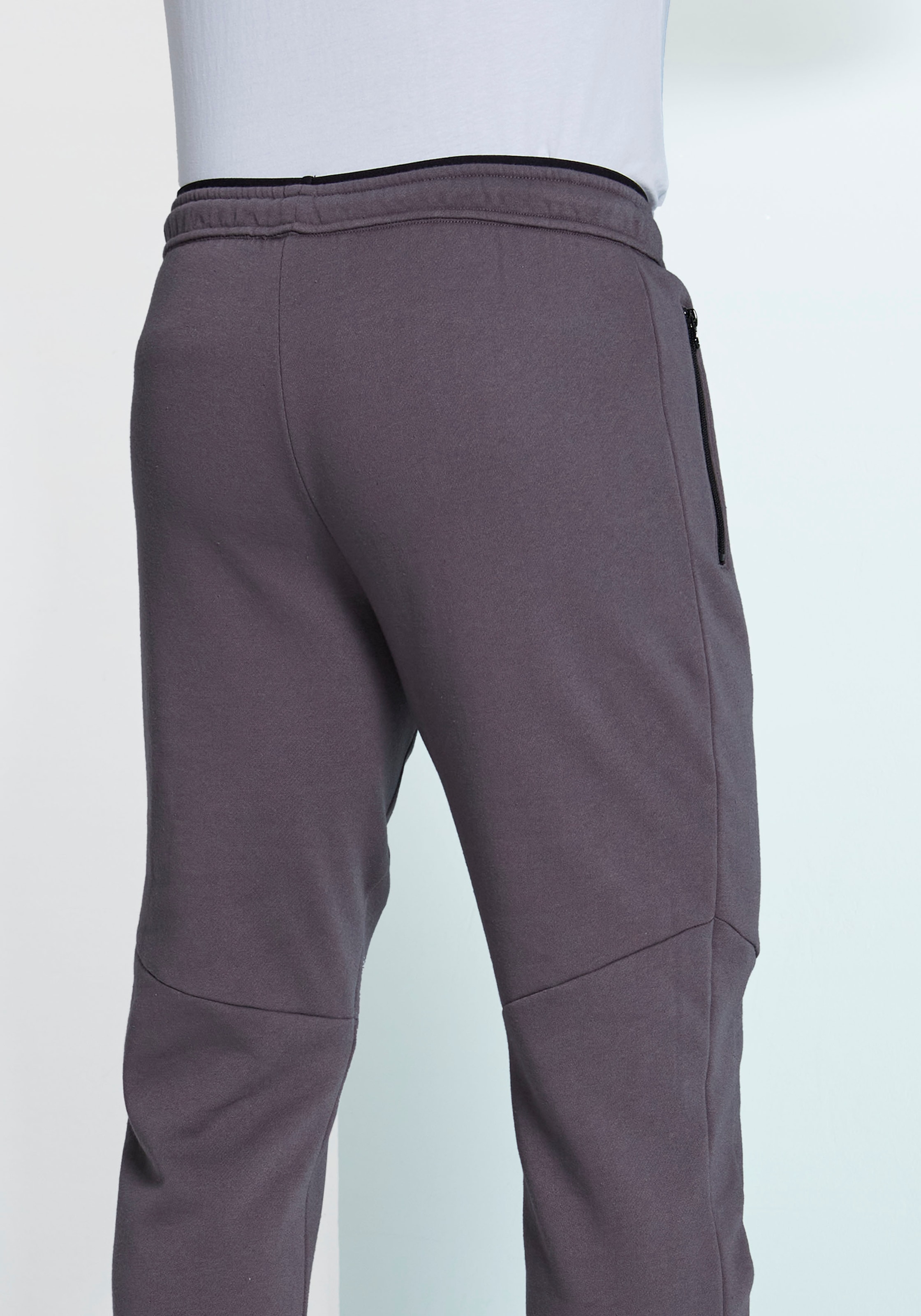 John Devin Sweathose, Jogginghose mit seitlichen Taschen und Bindeband aus Baumwoll-Mix