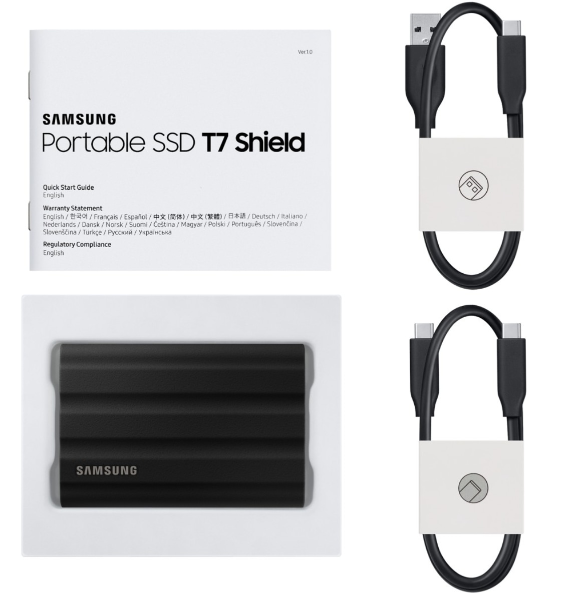 Samsung externe SSD »T7 Shield«, Anschluss USB-C