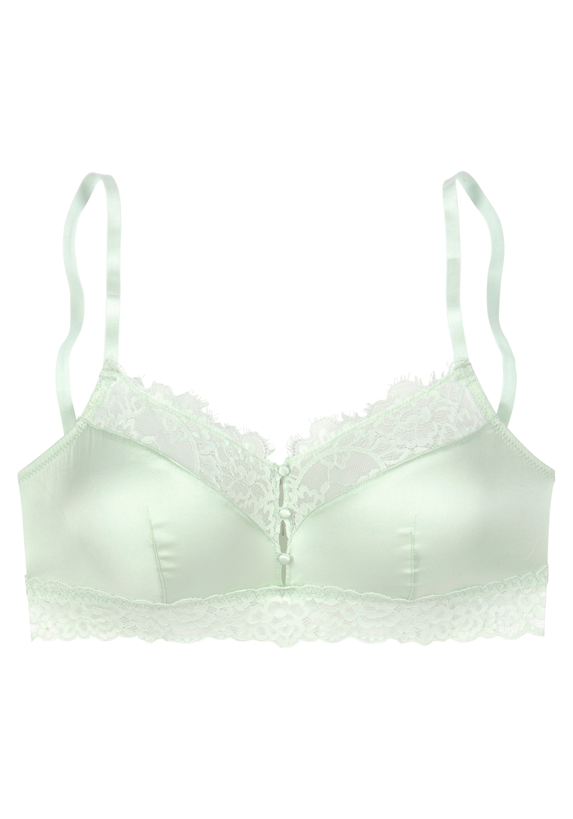LASCANA Bralette-BH »Alana«, ohne Bügel aus edler Qualität mit hohem Seidenanteil, Dessous