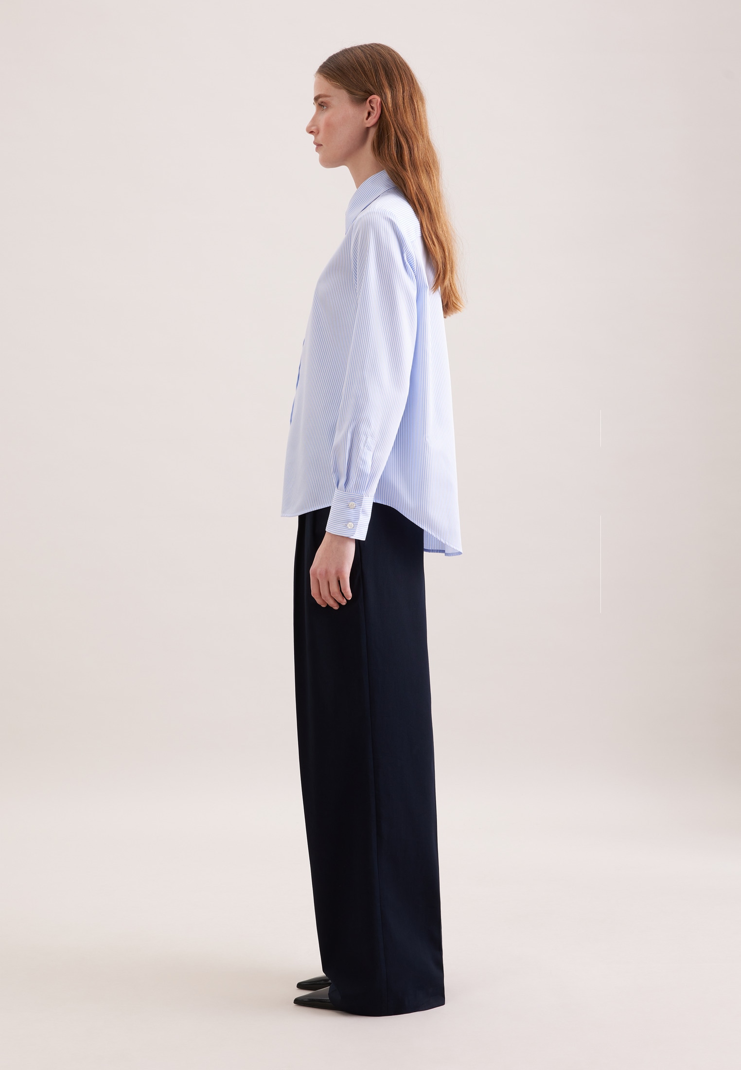 seidensticker Blouse chemise 1/1 Kragen Gestreift