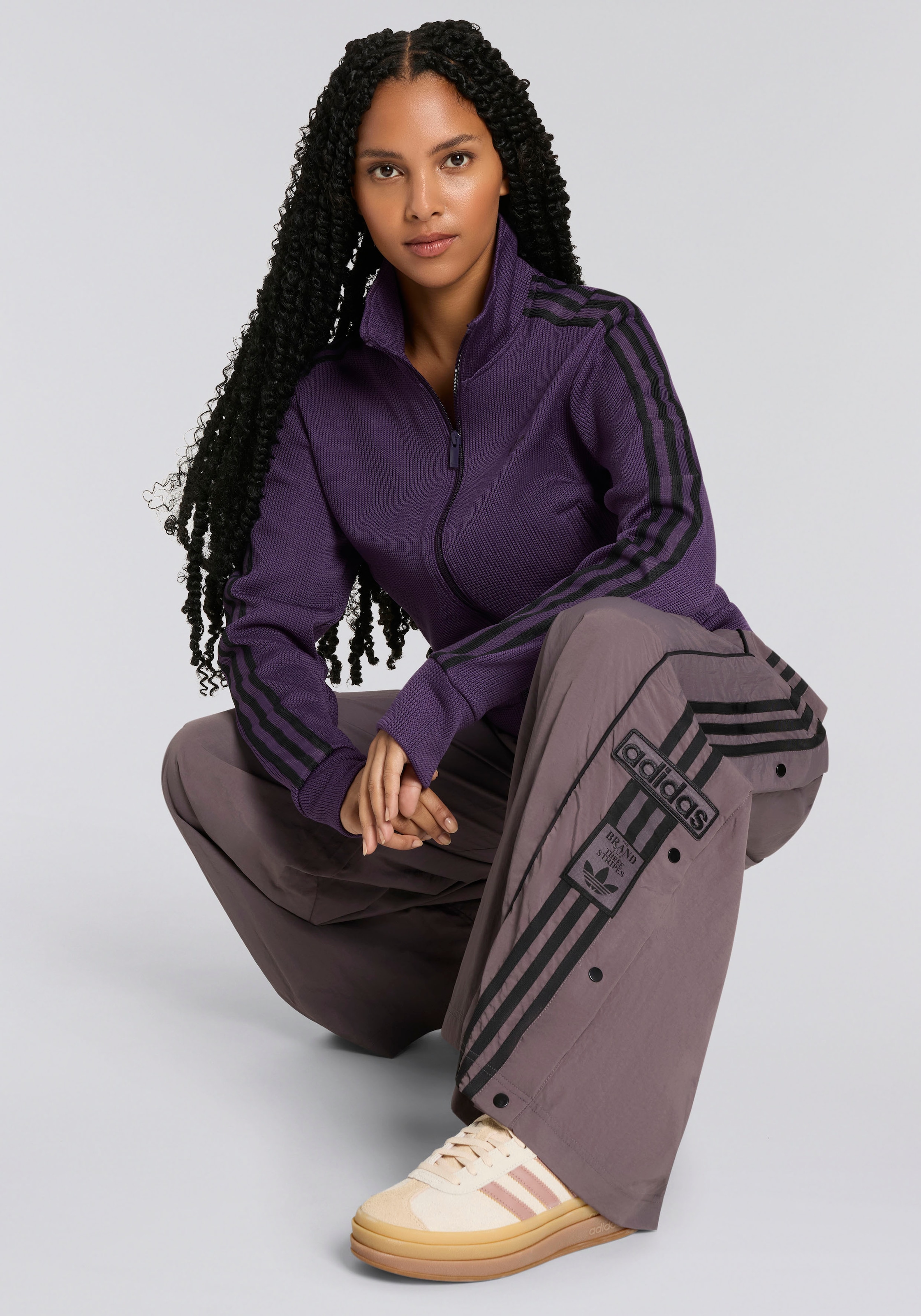 adidas Originals Sporthose »ADIBREAK ADICOLOR ADILENIUM«  mit Druckknöpfen an den Seiten, aus Polyamid