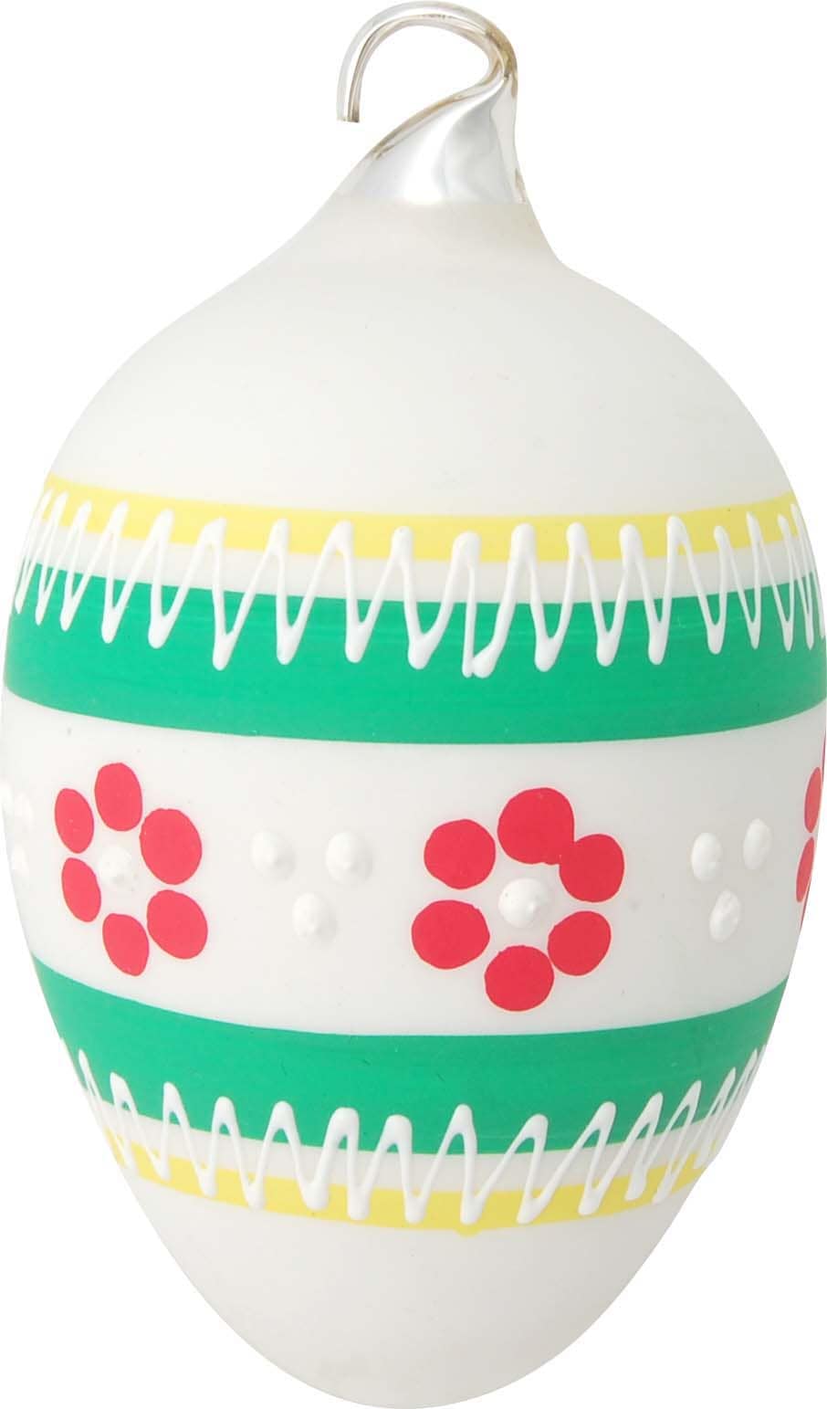 Krebs Glas Lauscha Osterei »buntes, verspieltes Design, Frühling, Osterdekoration« Mundgeblasenes und handbemaltes Glas, Made in Germany
