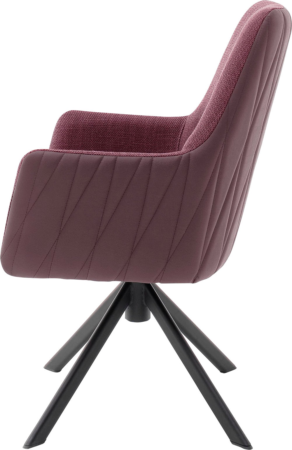 MCA furniture 4-Fussstuhl »Reynosa«, (Set), 2 St., Esszimmerstuhl 360°drehbar mit Nivellierung, Belastbar bis 120 kg