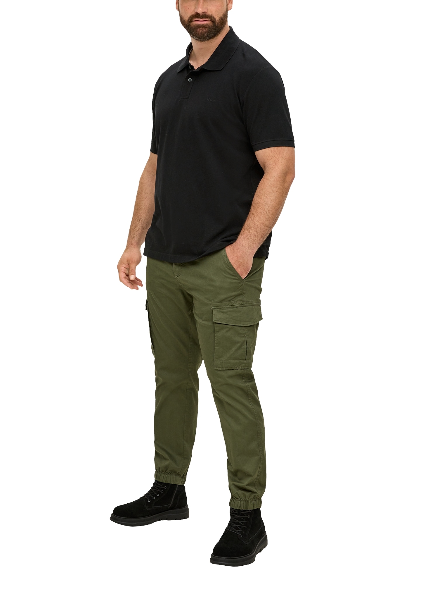 s.Oliver Men Big Sizes Polo Kurzarm-Polo aus Baumwolle - Grosse Grössen