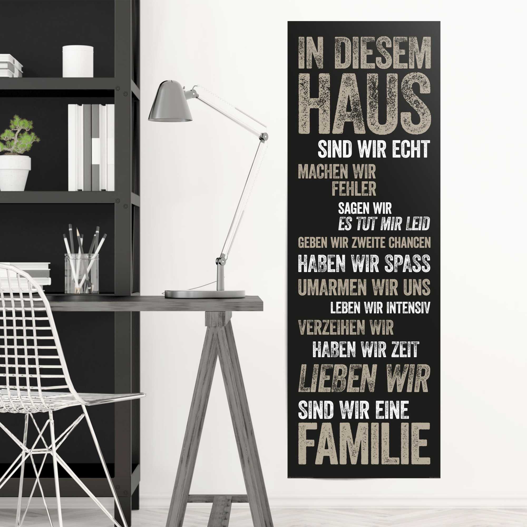 Reinders! Poster »In diesem Haus« 1 Stk. tlg.