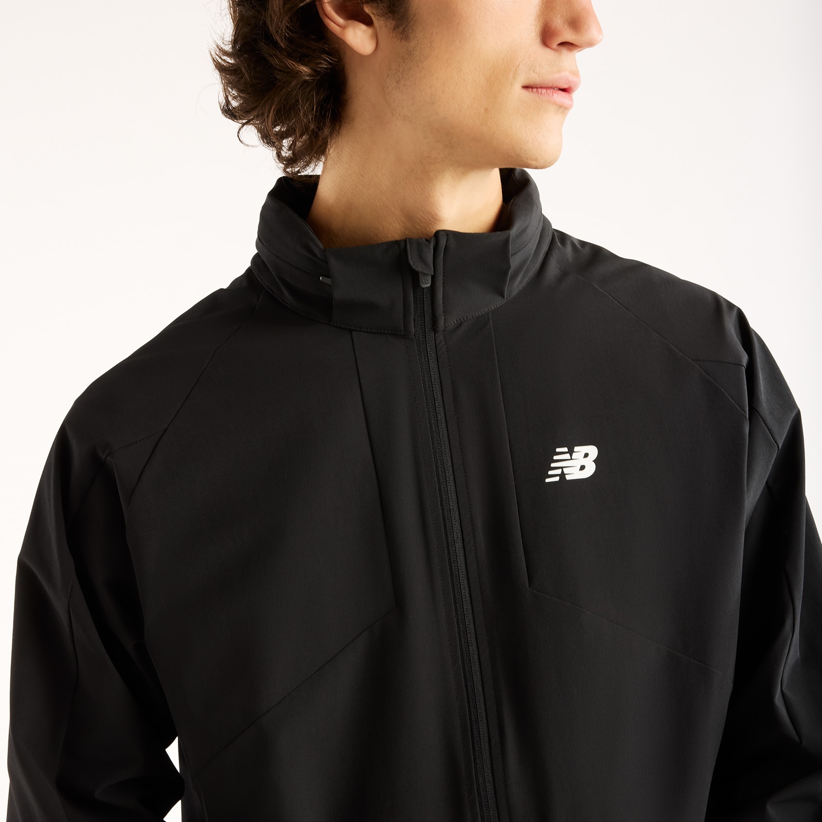 New Balance Veste d'entraînement »UTILITY STRETCH WOVEN JACKET« veste d'entraînement pour fitness et activités sportives