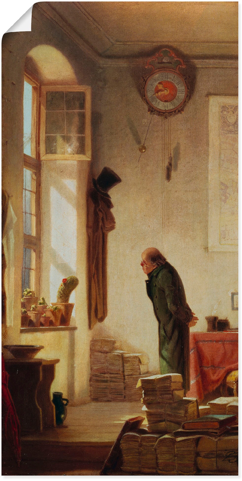 Image of Artland Wandbild »Der Kaktusliebhaber. Um 1865«, Mann, (1 St.), in vielen Grössen & Produktarten -Leinwandbild, Poster, Wandaufkleber / Wandtattoo auch für Badezimmer geeignet bei Ackermann Versand Schweiz